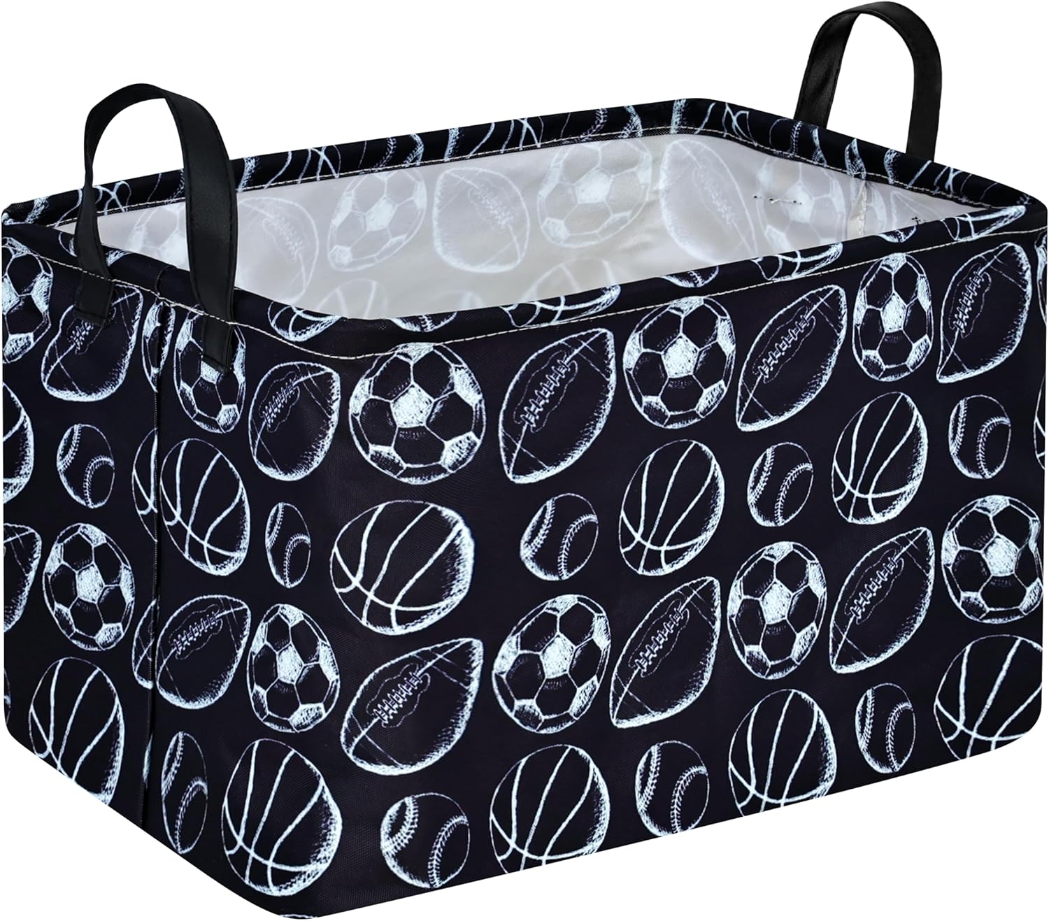 MAIZMZ Rectangular Storage Basket Collapsible Organizer Bin Waterproof Toy Box for Organizing Home/Dorm/Kitchen/Pet/Office/Closet/Shelf/Gift Baskets