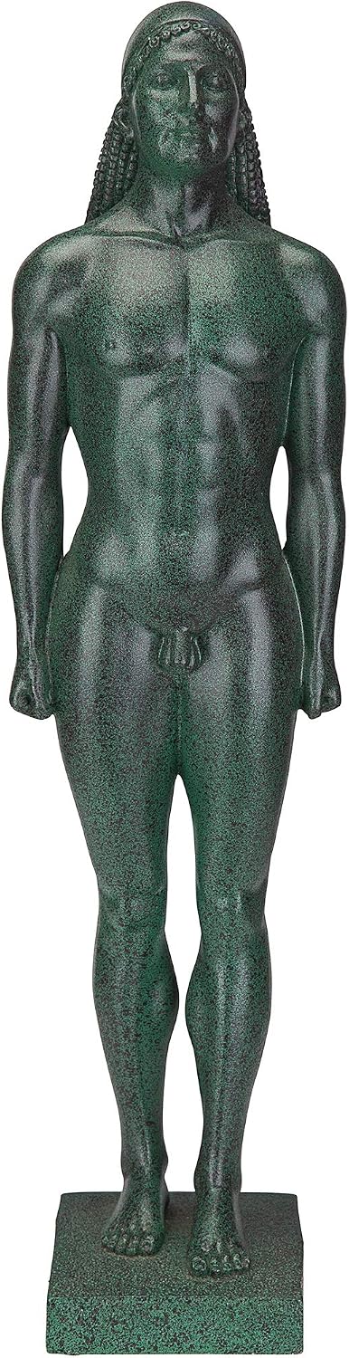 Design Toscano KY71304 Hebe Greek Woman Patron of Youth Indoor/Outdoor Garden Statue, Large Size, 10 inches Wide, 32 inches Tall, Handcast Polyresin, Antique Stone Finish