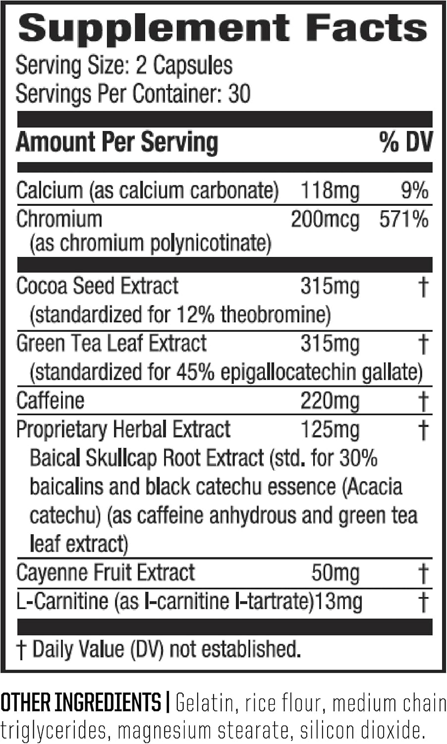 Twinlab Ripped Fuel Extreme - Energy Supplement to Support Weight Management & Muscle Health - 60 Capsules