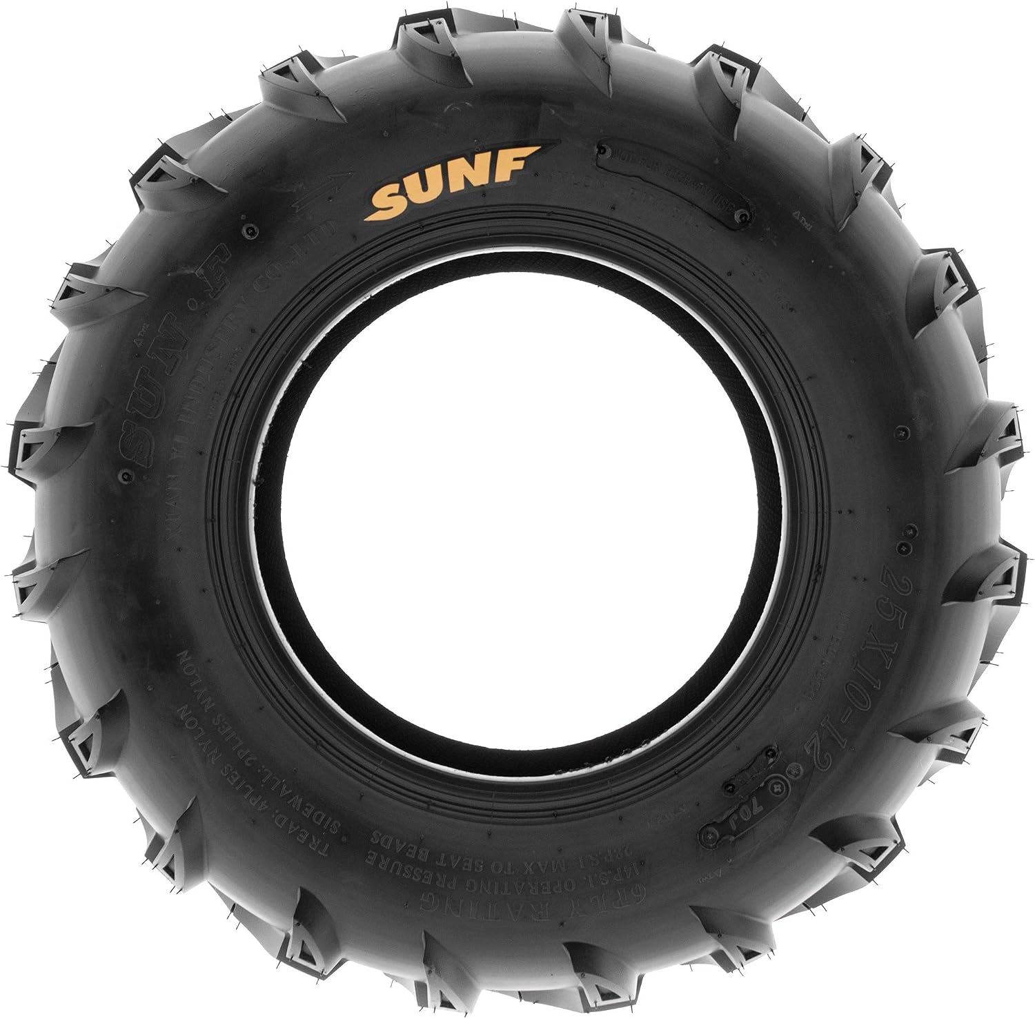 Set of 4 SunF A024 AT-Mud-Trail ATV UTV 23x8-11 Front & 22x11-9 Rear off-road Tires, 6 PR, Tubeless