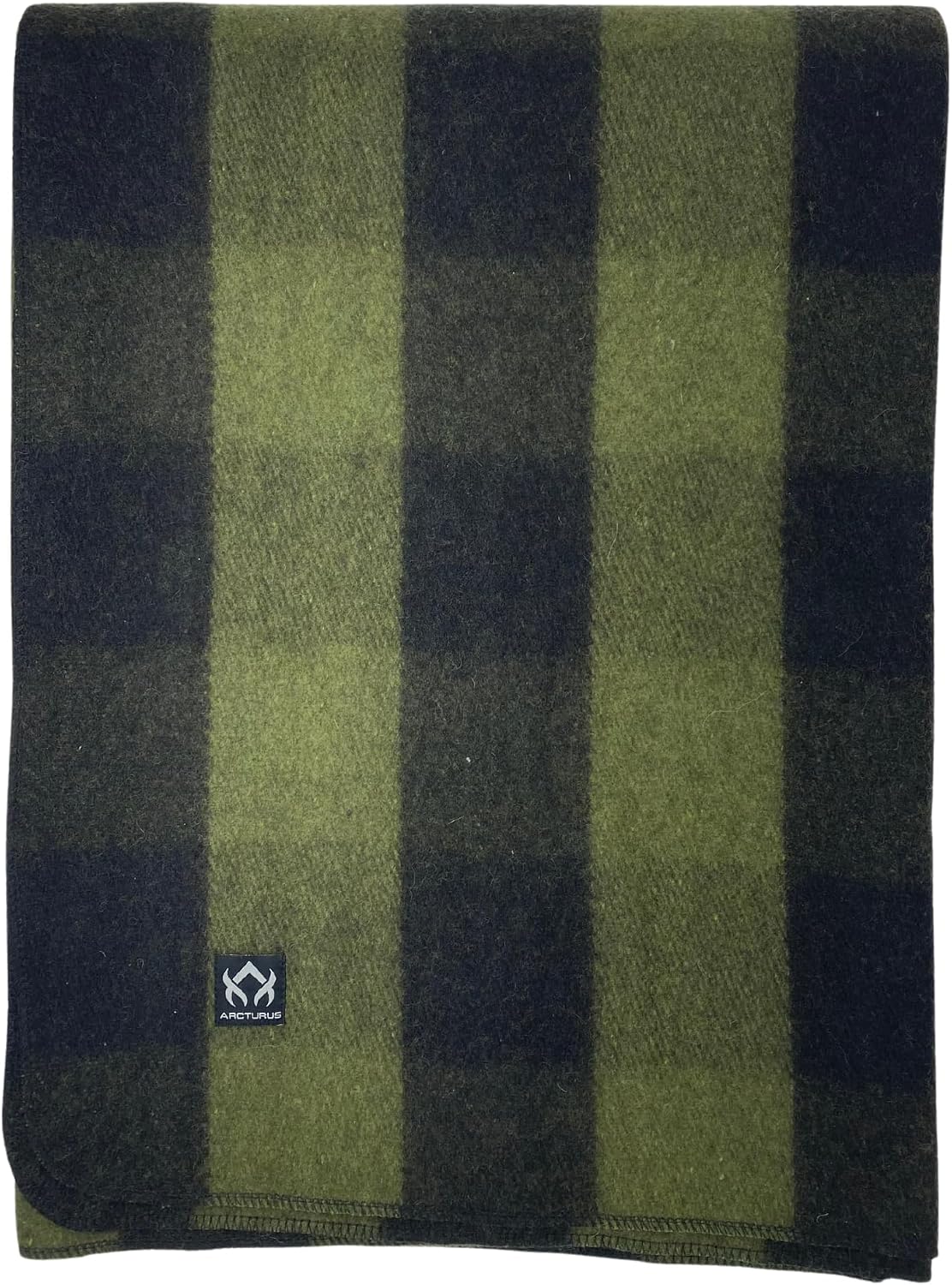 Arcturus Military Wool Blanket - Warm, Thick, Washable - Great for Outdoors, Camping, Stadium Blanket, Picnics, Travel - Car & Bushcraft Survival Kits