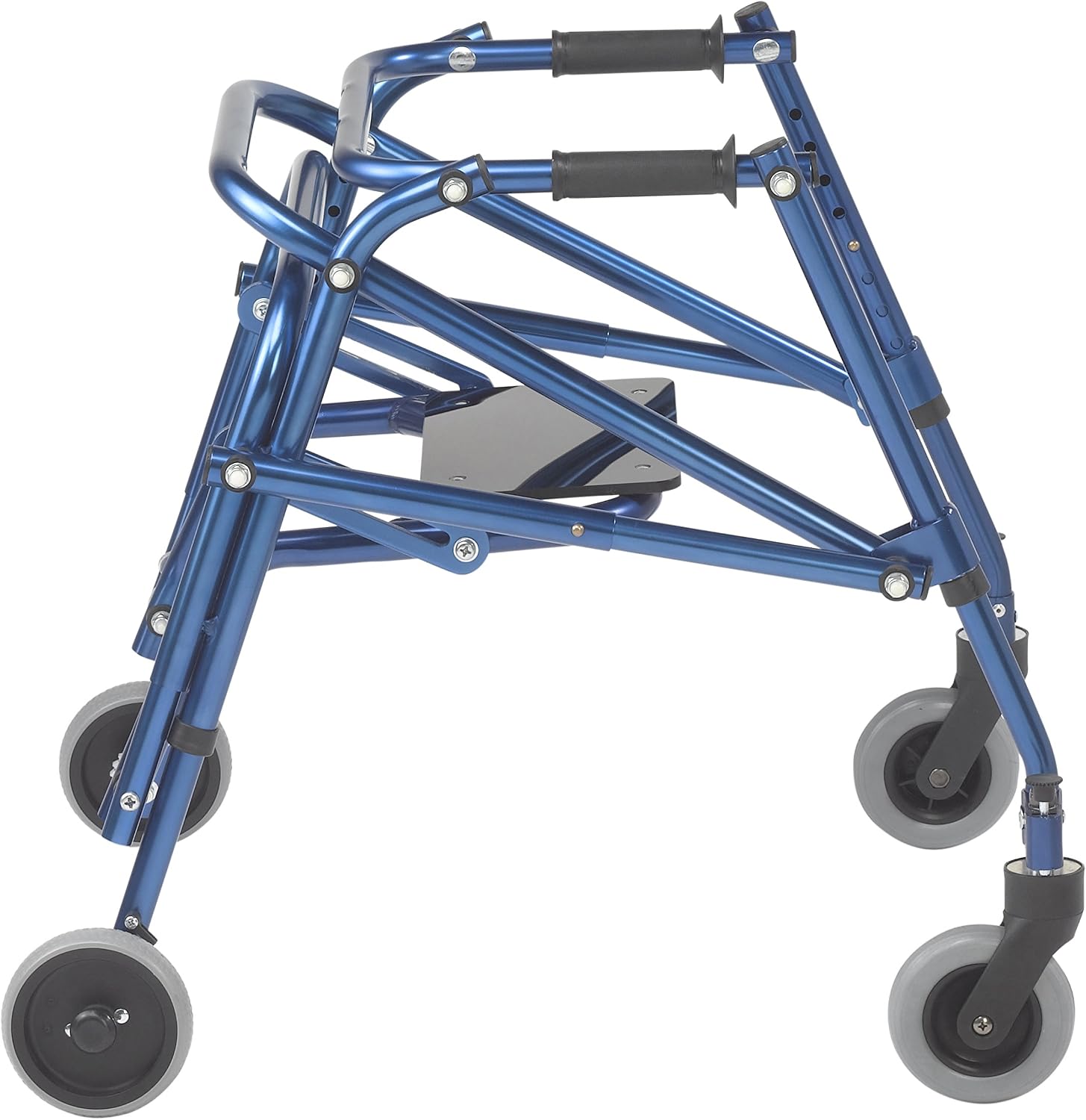 Inspired by Drive Nimbo 2G Posterior Walker with Seat, Wizard Purple, Small | Lightweight Posterior Walker with Padded Seat Lets Users Rest and Move Safely with Adjustable, Sturdy Support