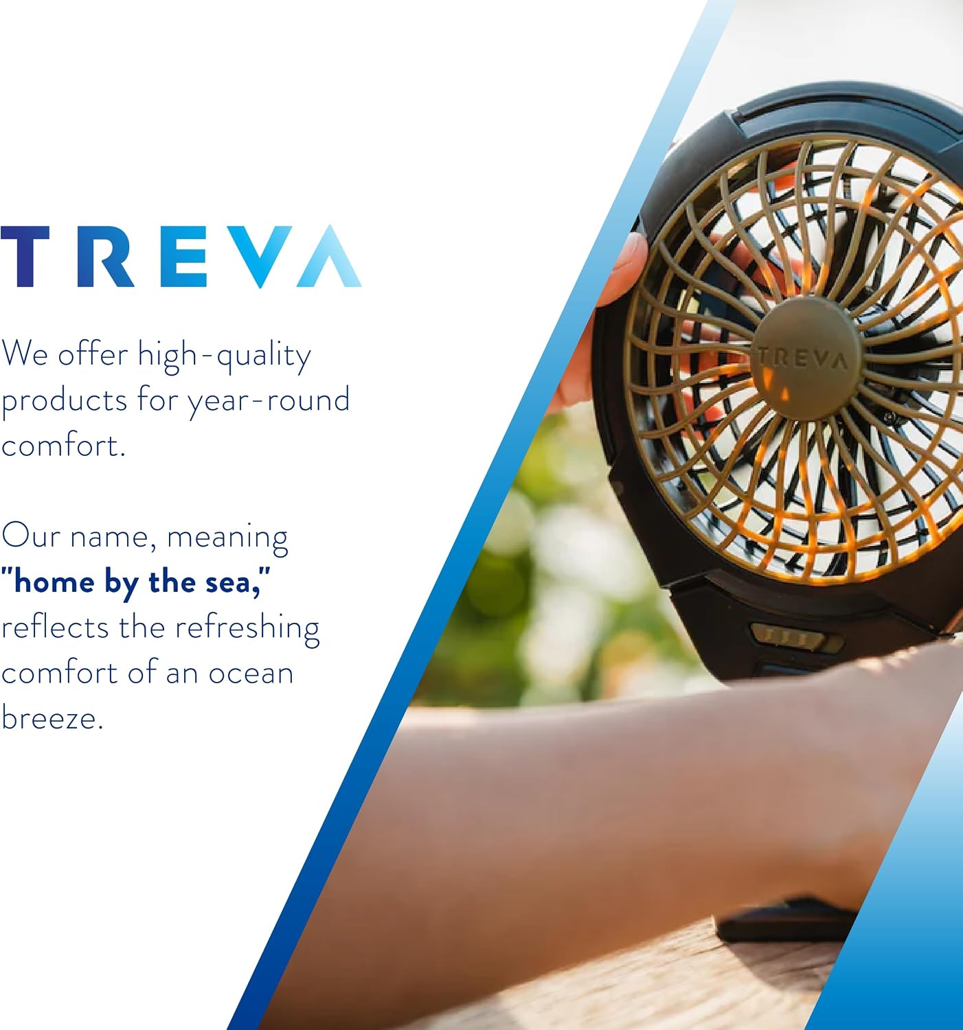 Treva 5 in Battery Powered Clip Fan with Clamp | Yes
