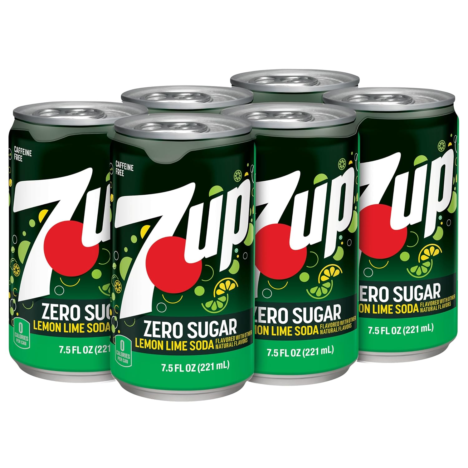 7UP Lemon Lime Soda, Naturally Flavored and Caffeine Free, 2 Liter Bottle