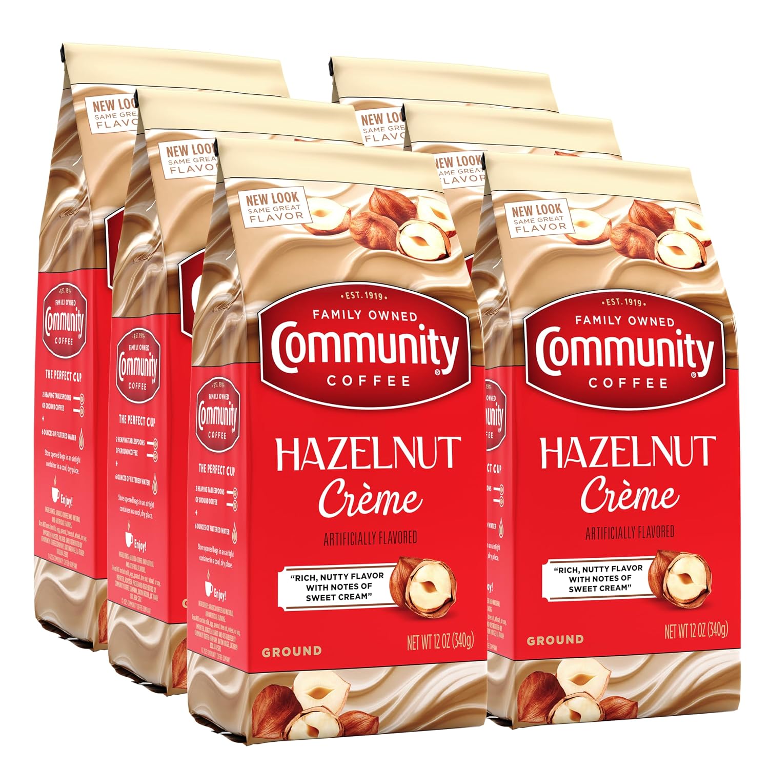 Community Coffee Caramel Cookie Butter Flavored 12 Ounces, Medium Roast Ground Coffee, 12 Ounce Bag (Pack of 1)