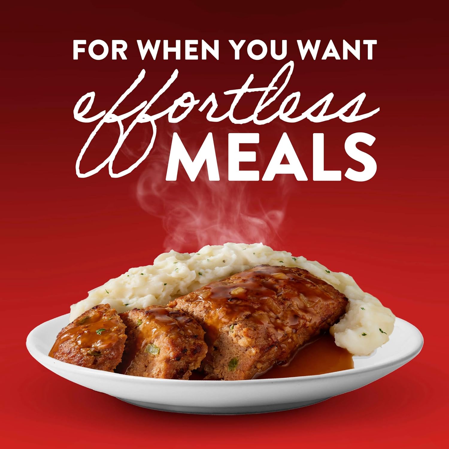 Stouffer's Classic Meatloaf, Single Serve Frozen Meal, 16 Oz | Made with beef and pork topped with homestyle beef gravy and mashed potatoes