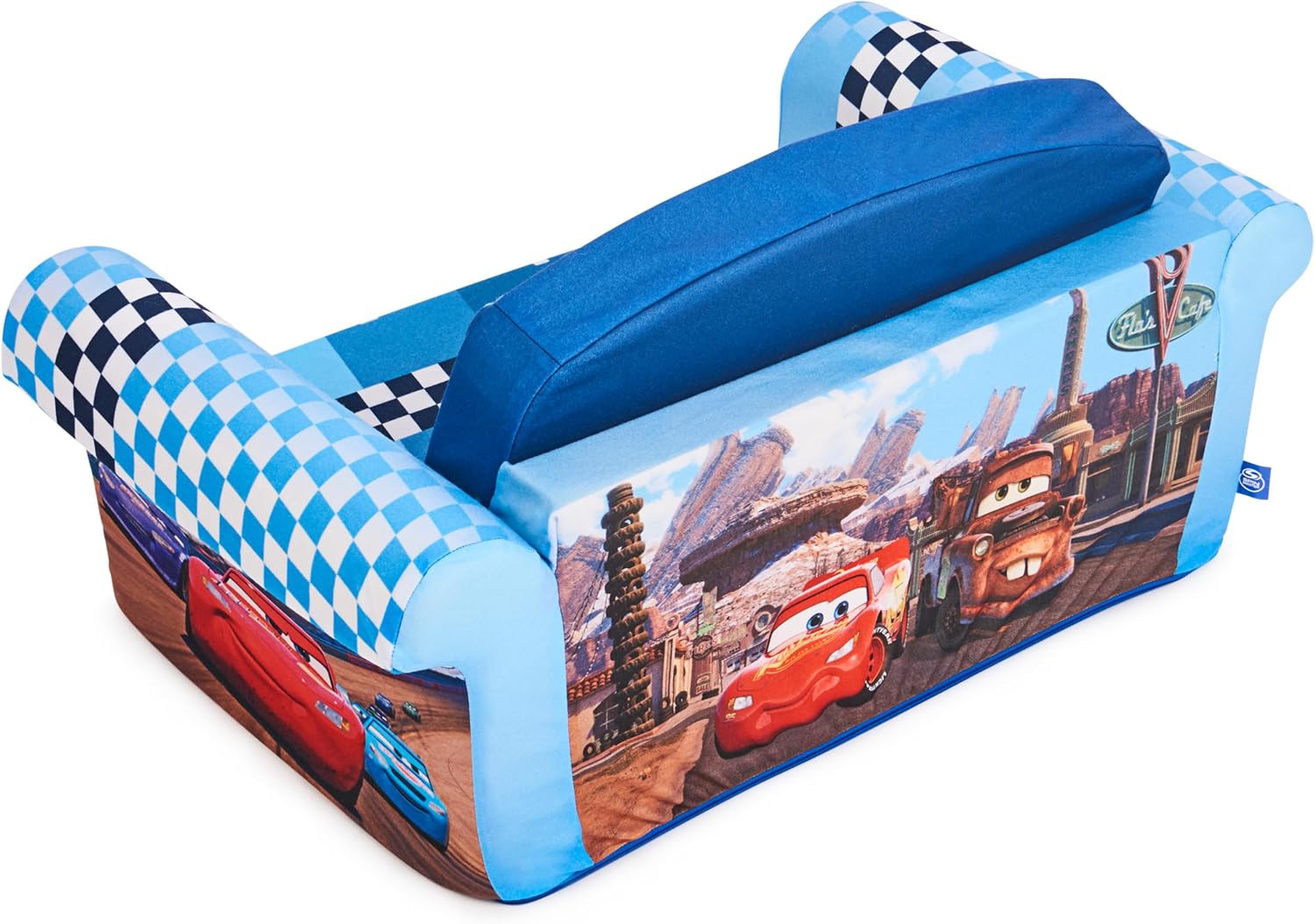 Marshmallow Furniture, Children's 2 in 1 Flip Open Foam Sofa, Minnie Mouse, by Spin Master | Pullout Foam Sleeper for Folding Lounging, Sitting, and Napping for Toddlers & Kids, Bedroom and Playroom Use