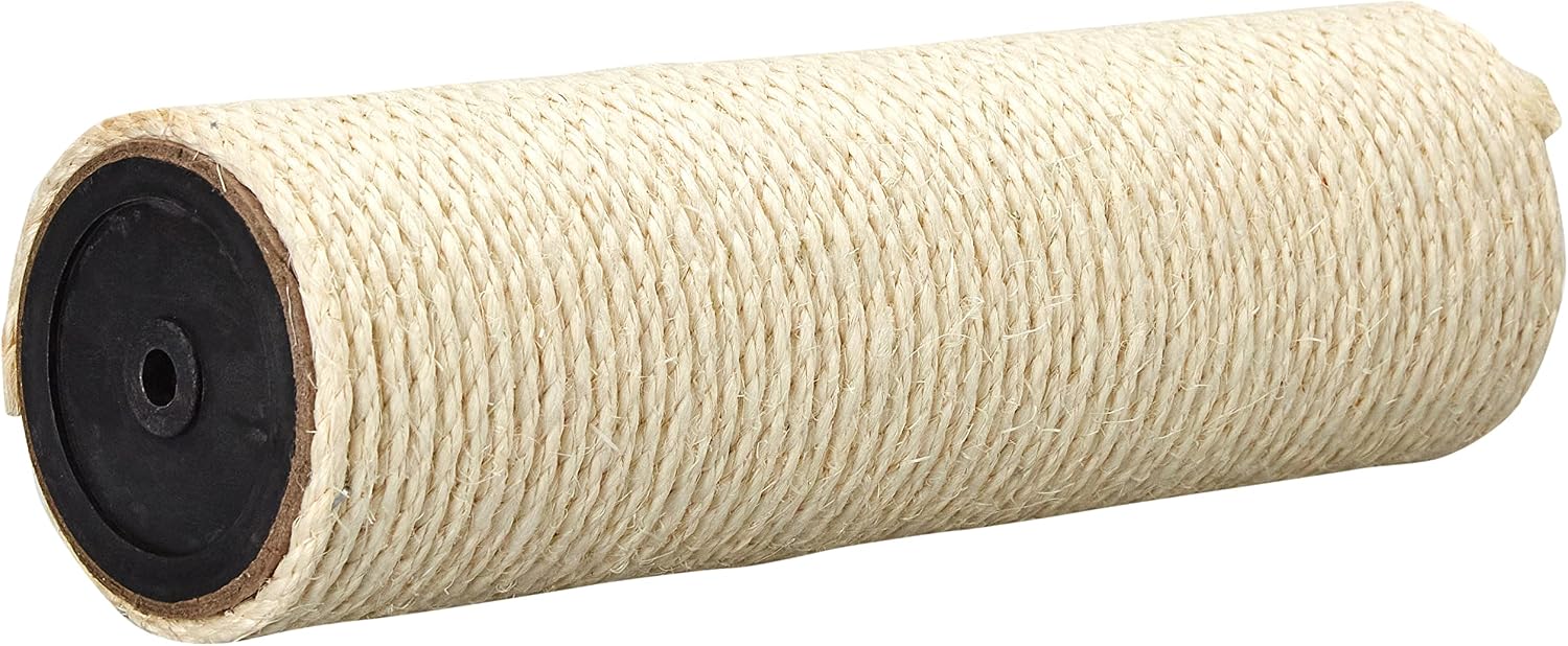 TRIXIE Replacement Sisal Post for Cat Scratching Posts, Backup Scratcher for Indoor Cat Furniture, Trees and Towers, 3.5 in x 23.6 in (9 x 60 cm)