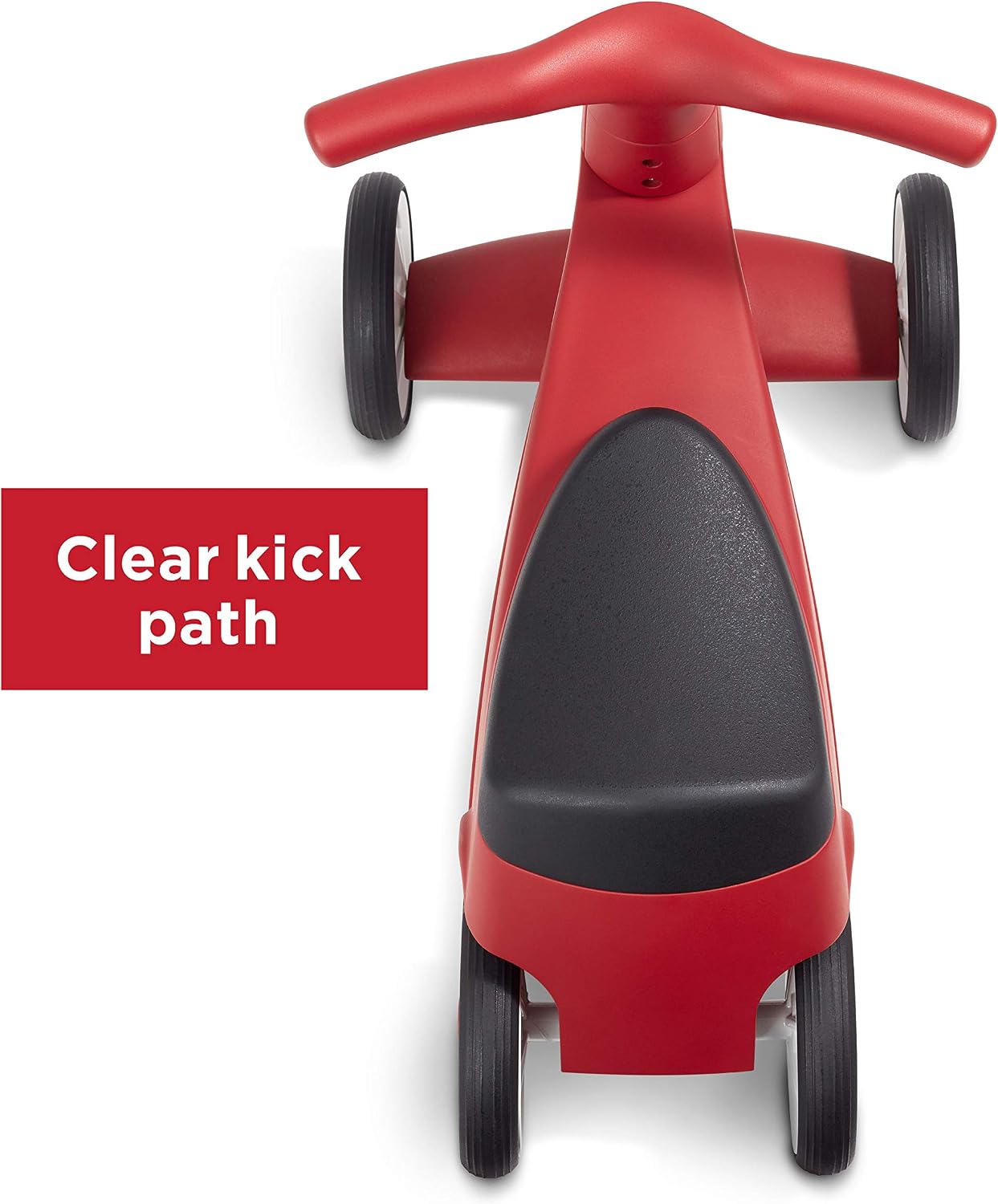 Radio Flyer Scoot About Sport Ride On, Toddler Ride On Toys, Front Steering | For Toddlers 1-3, Stable Wide-Set Front Wheels, Clear Kick Path