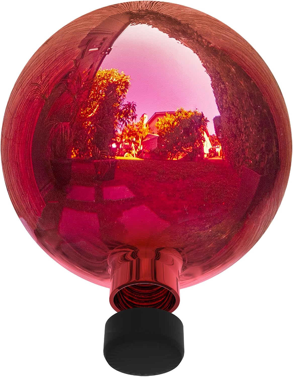 Alpine Corporation | 10" Indoor/Outdoor Glass Gazing Globe — Festive Garden & Yard Décor Accent — Blue