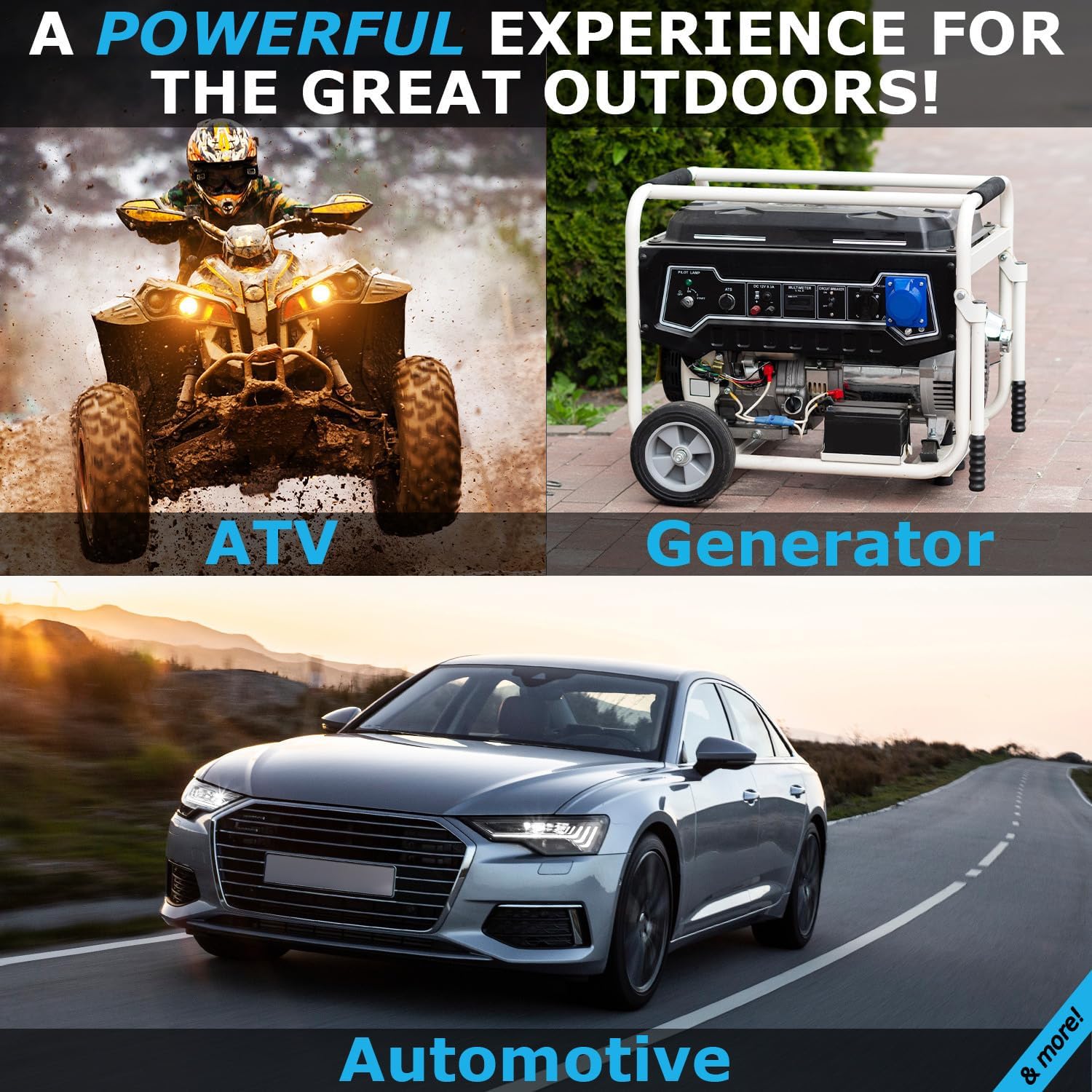 Mighty Max Battery MM-H8 Start and Stop Car BCI Group 49 12V 95Ah, 160RC, 900 CCA Rechargeable AGM Car Battery