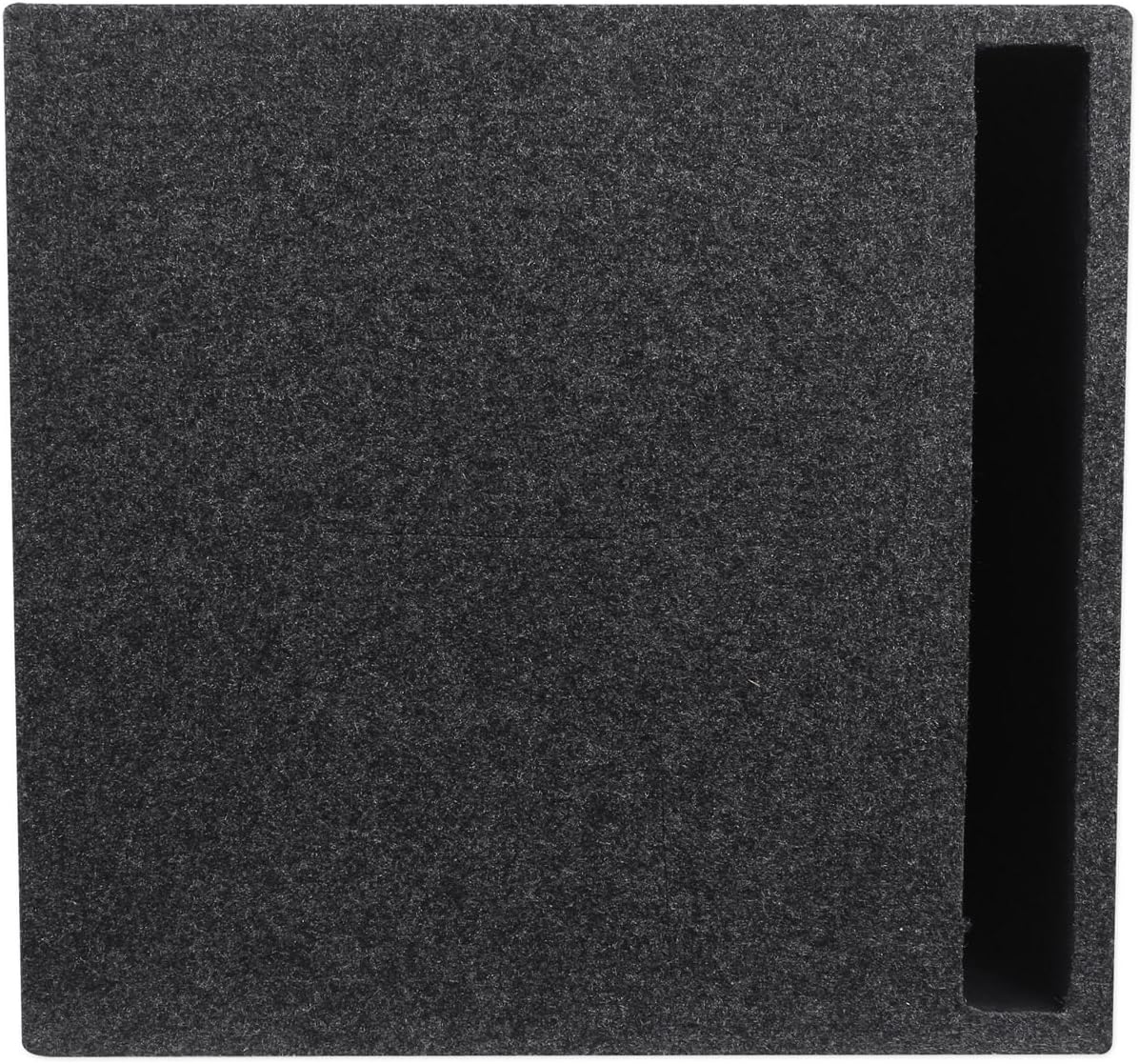 Rockville RBS15 Big Single 15" SPL Side Vented Car Sub Enclosure Box | 4.4 Cu Ft Net Volume, 3/4" MDF, Made in USA, 37Hz Tuning, 15.5" Mounting Depth