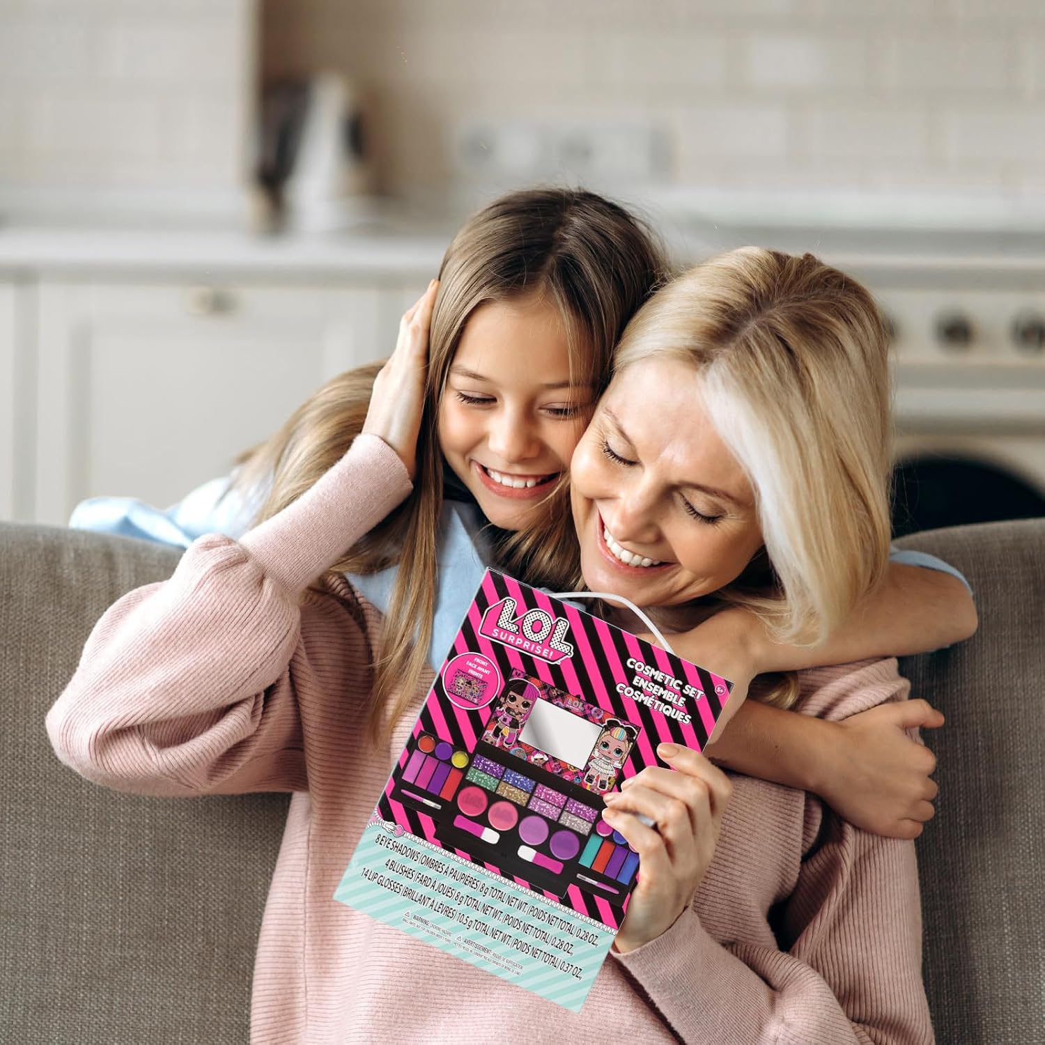 L.O.L. Surprise! Fold-Out Makeup Palette with Mirror, Lip Gloss, Eyeshadow & Blush