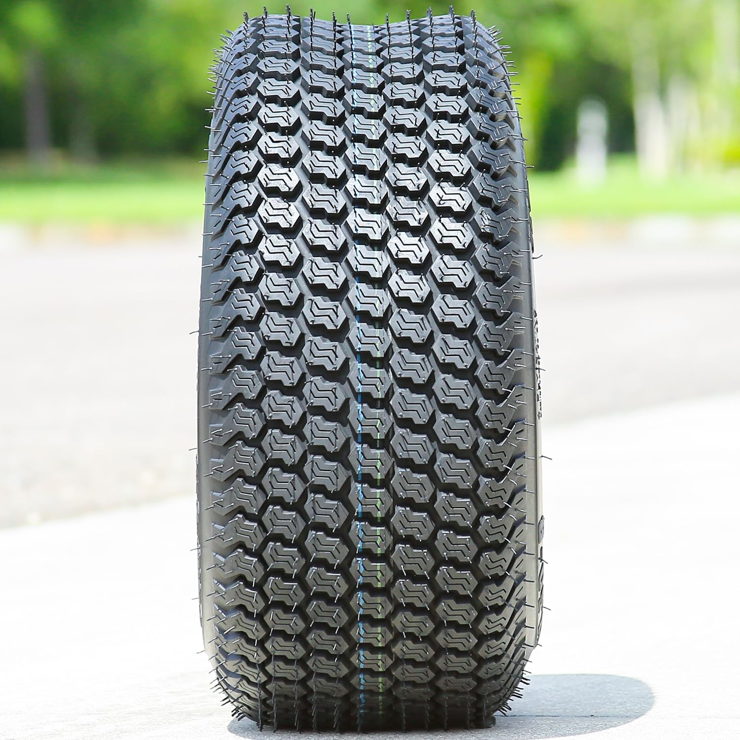 Kenda K500 Super Turf R/S 4 Ply 16-7.50-8 Lawn & Garden/Turf Tire | Lawn Mower & Garden Tractor All Season Traction 64A3 Rated 4 Ply Bias Construction Black Sidewall Tire
