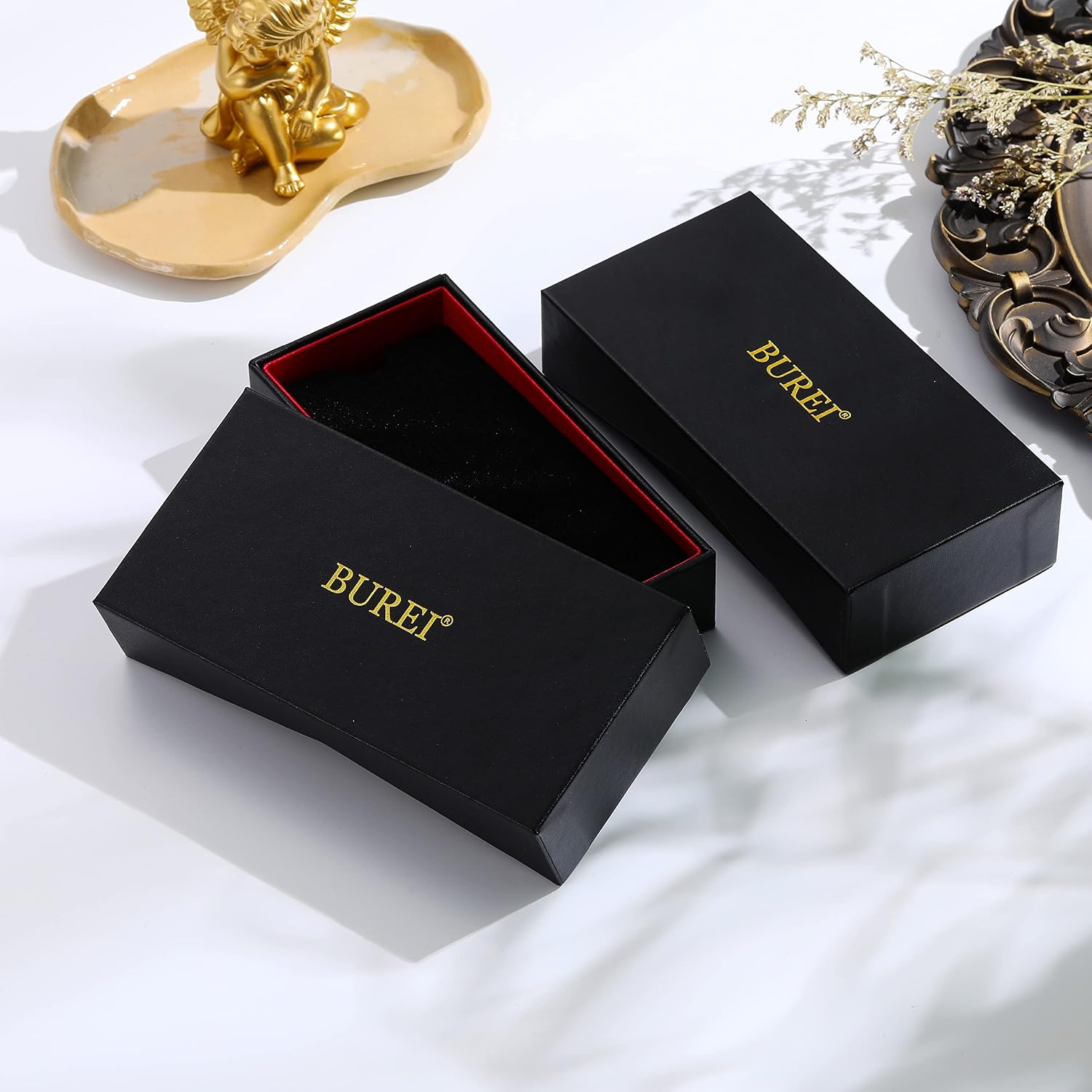 BUREI Men's Luxury Automatic Watch Fashion Waterproof Mechanical Watch, Adjustable Stainless Steel Two Tone Strap,Gift for Men