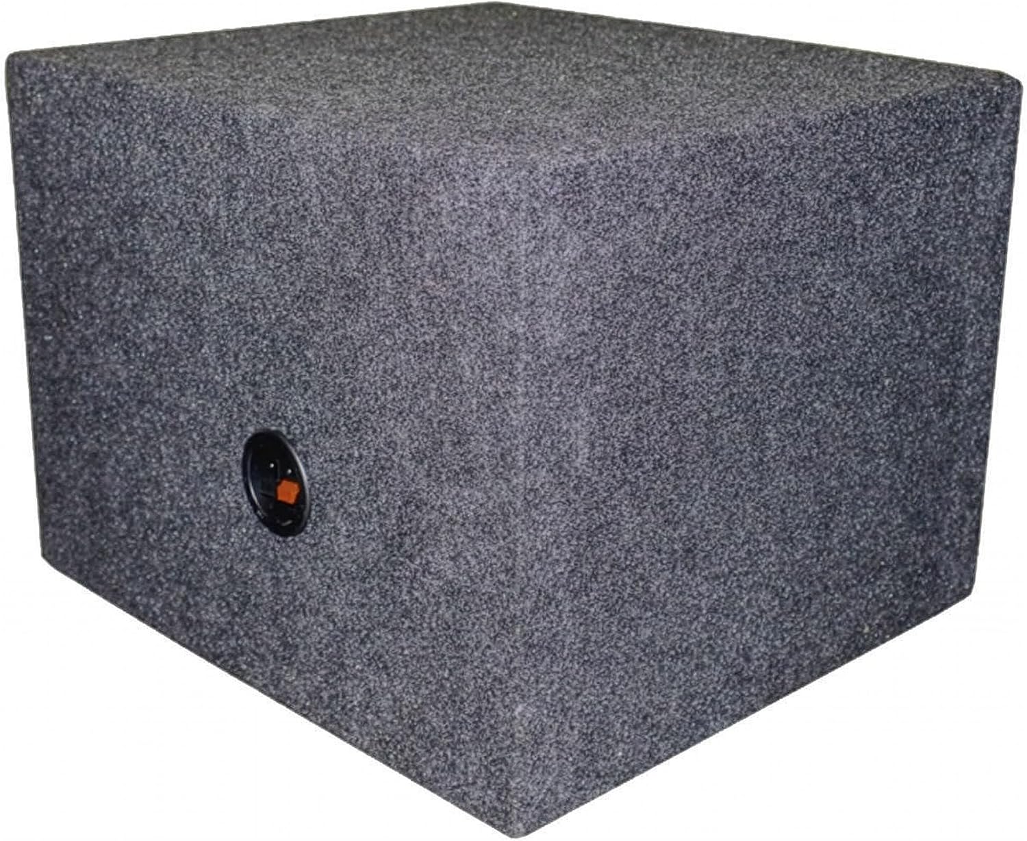 QPower 15 Inch Single Vented Subwoofer Enclosure Box for Car Audio System