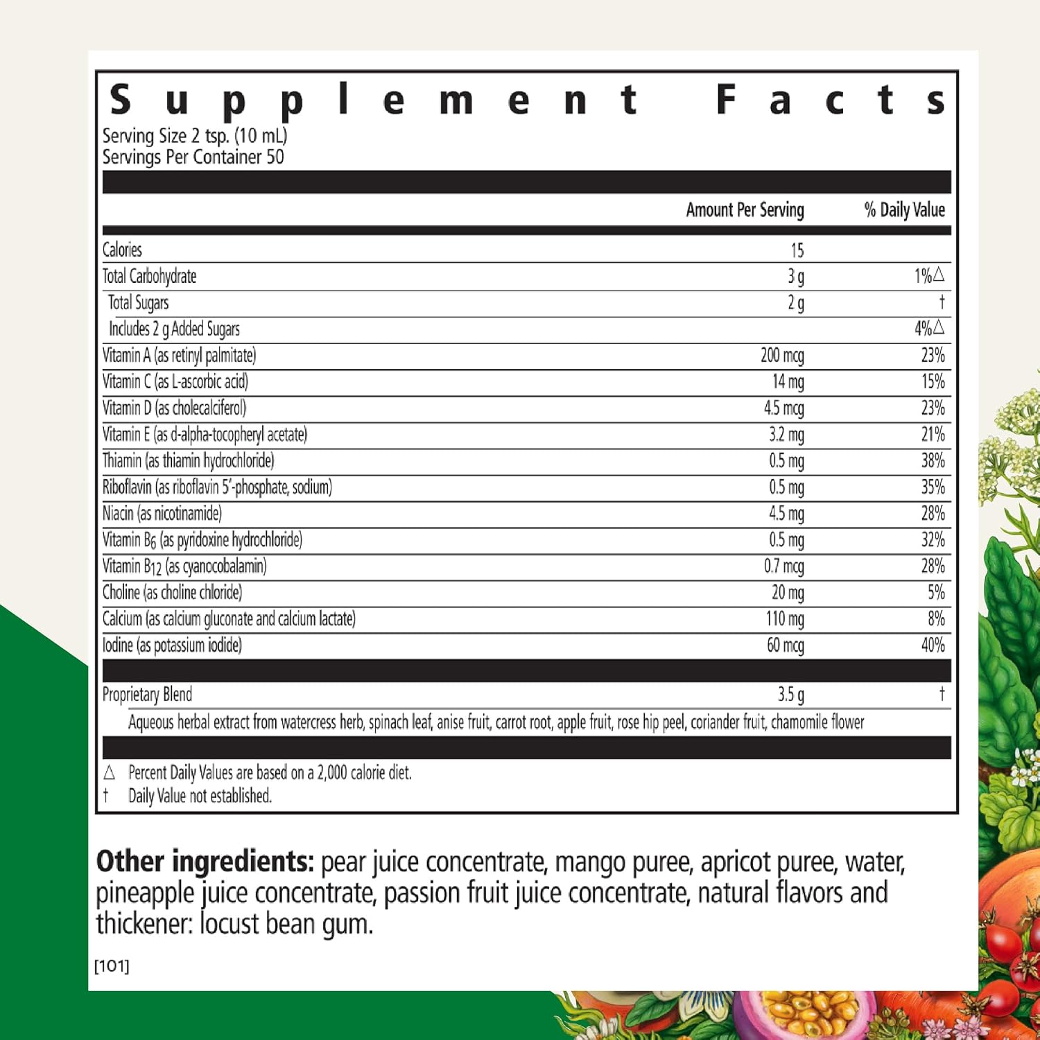 Floradix Kinder Love Children's Multivitamin - Herbal Supplement - Liquid Multivitamin for Kids - Vitamins A, C, D & E, Calcium & More - Vegetarian, Non-GMO, Gluten-Free - 16.9 fl oz