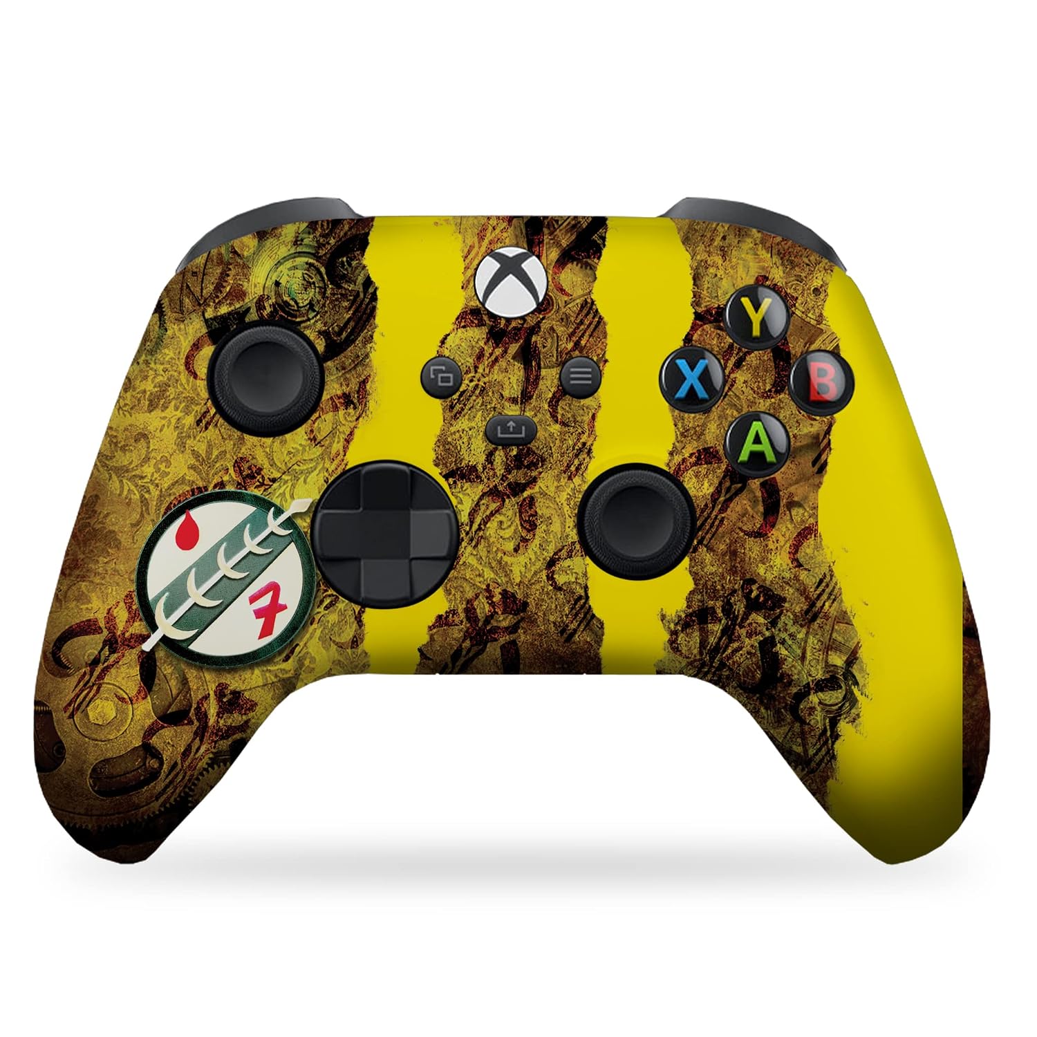 DreamController Green Weed Grass Custom X-box Controller Wireless compatible with X-box One/Series X/S Proudly Customized in USA with Permanent