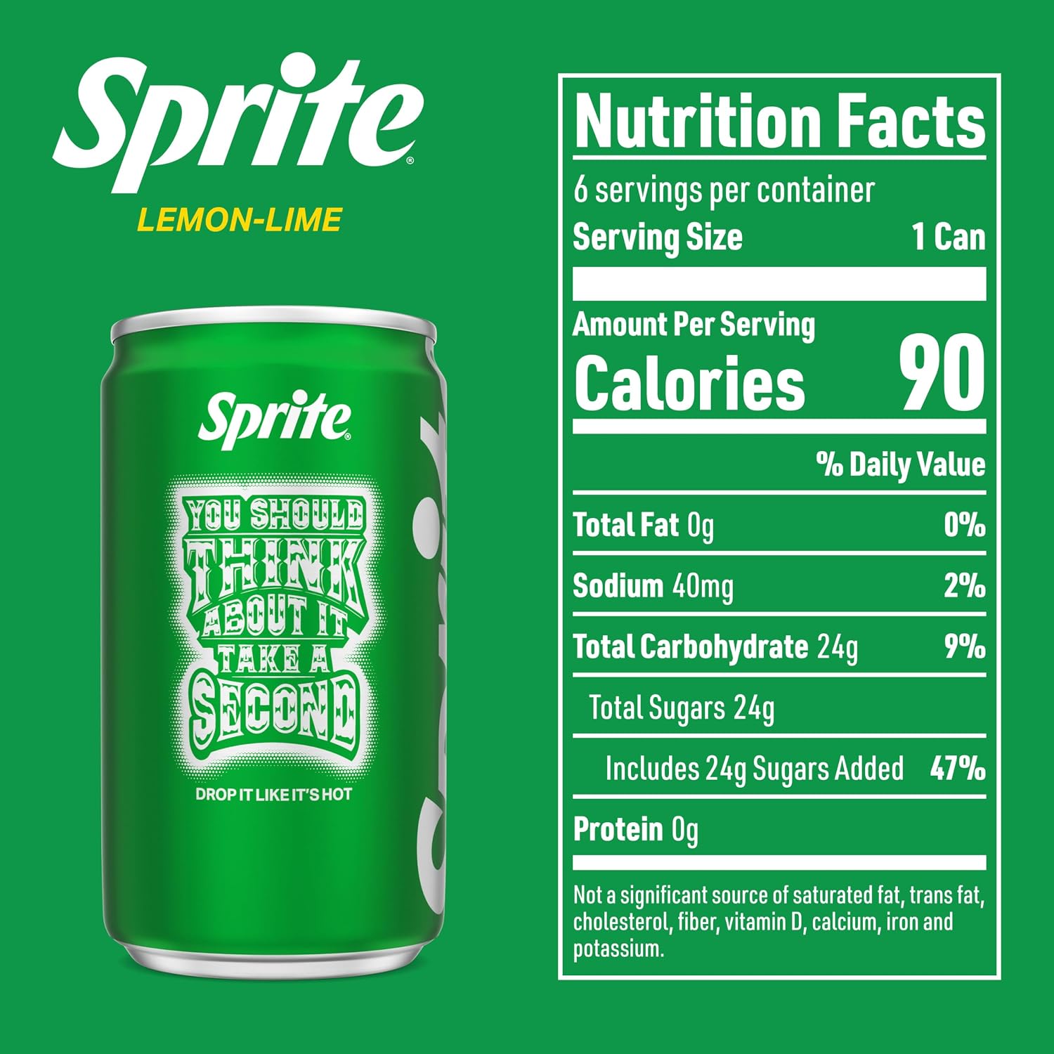 Sprite Lemon-Lime Caffeine-Free Soda Soft Drink Cans, 12 fl oz, 12 Pack | Fridge pack, naturally flavored soft drink, carbonated