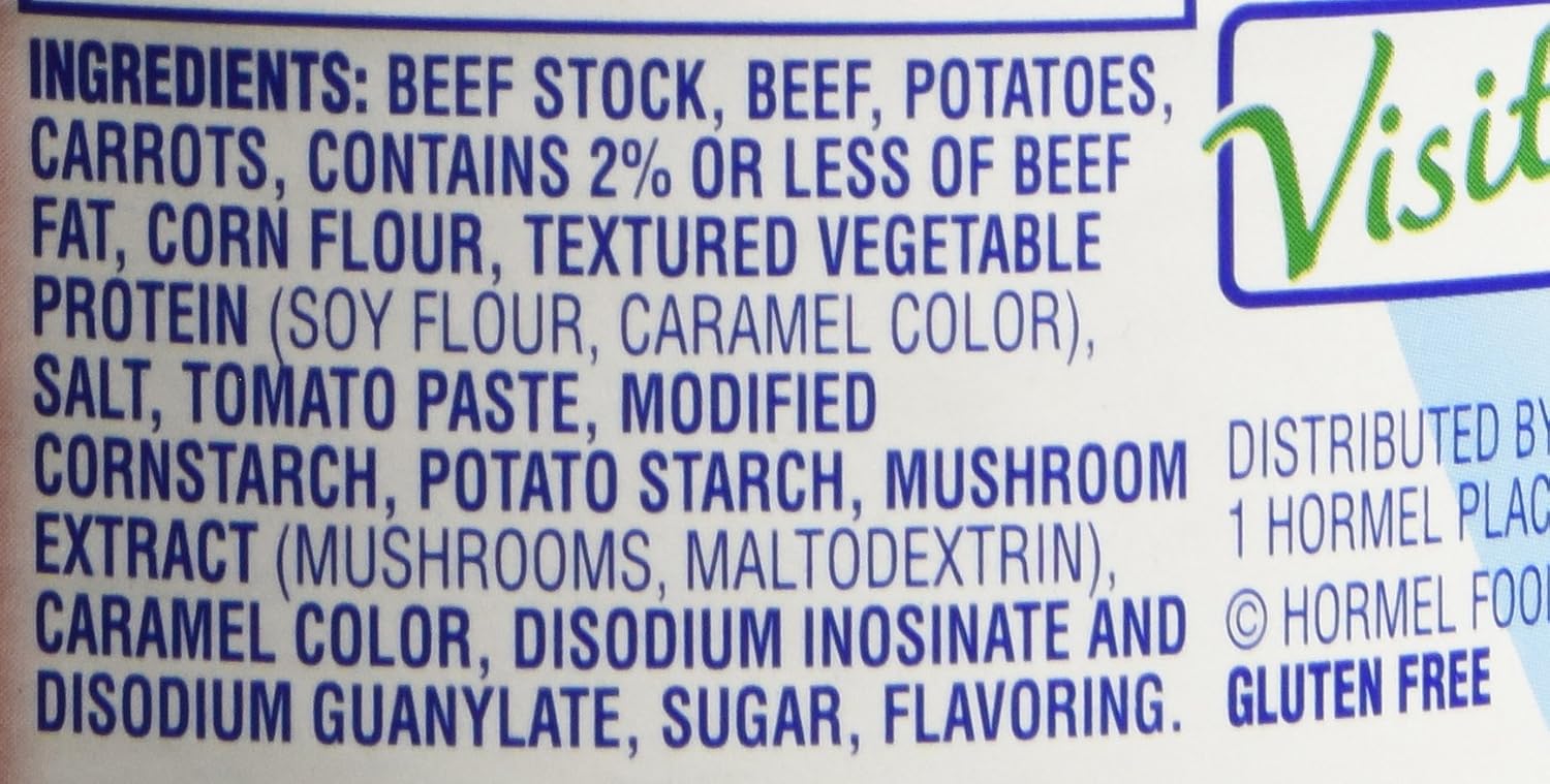 DINTY MOORE Beef Stew, 15 oz (12 Pack), With Fresh Potatoes & Carrots | Fully Cooked & Ready-To-Eat, Gluten-Free, 10g Protein, No Preservatives, Perfect for Noodles, Biscuits & Hot Pies