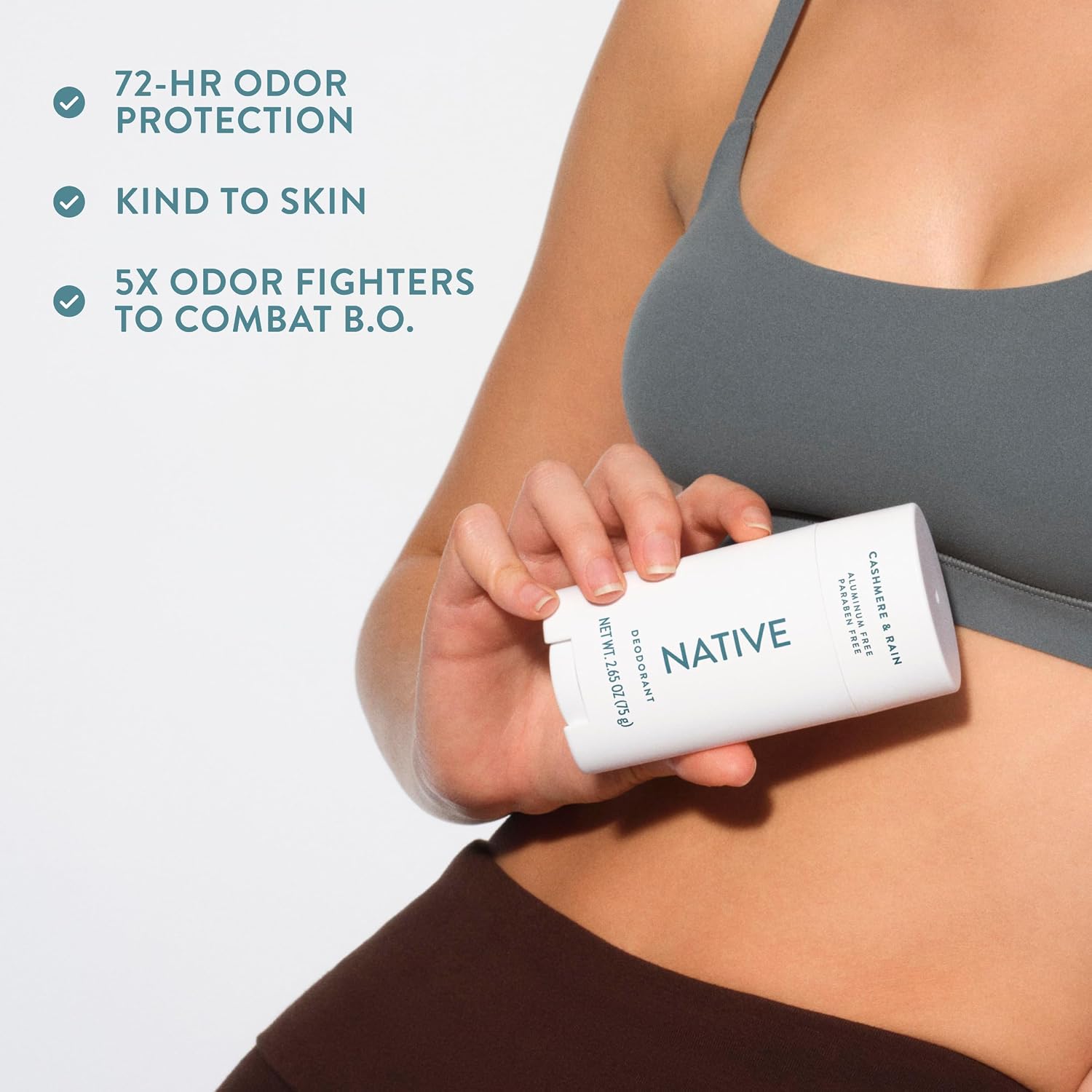 Native Deodorant Contains Naturally Derived Ingredients, 72 Hour Odor Control, Deodorant for Women and Men, Aluminum Free, Eucalyptus & Mint 2.65oz