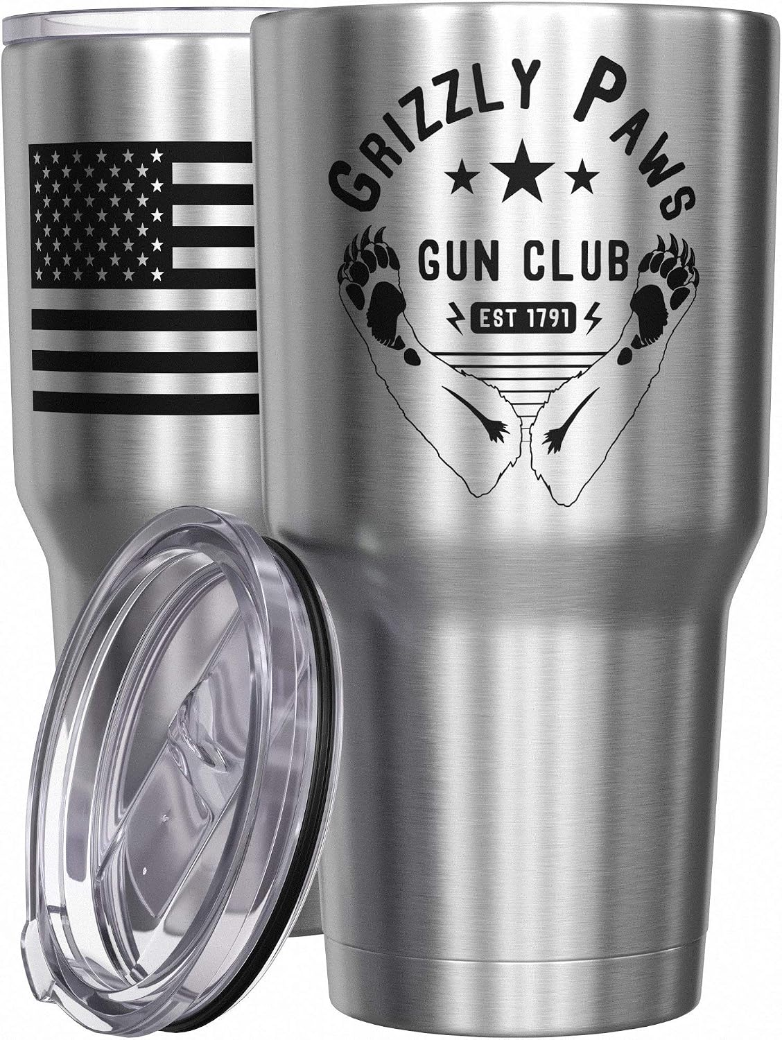 We The People Holsters - 1776 Betsy Ross Flag - Betsy Ross Mug - American Flag Coffee Travel Mug - American Flag Tumbler - Double Insulated Tumbler - 30 oz