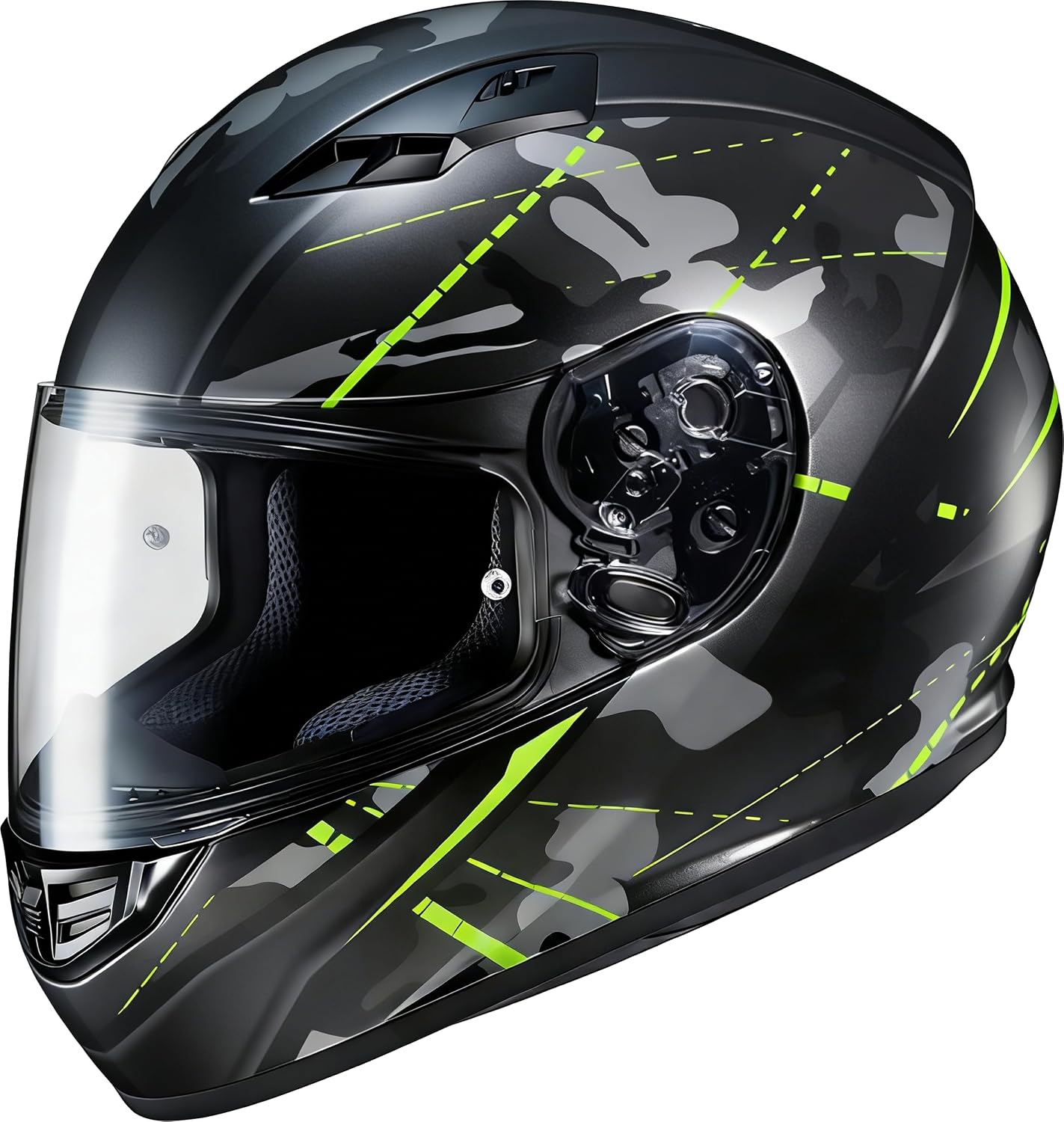 VCOROS Motorcycle Helmet Face Shield Visor Repalcement for HJ-09 CL-15 CL-17 CL-16 CL-SP AC-12 FS-10 CS-R1 IS-16 CS-R2 Shield (Smoke)