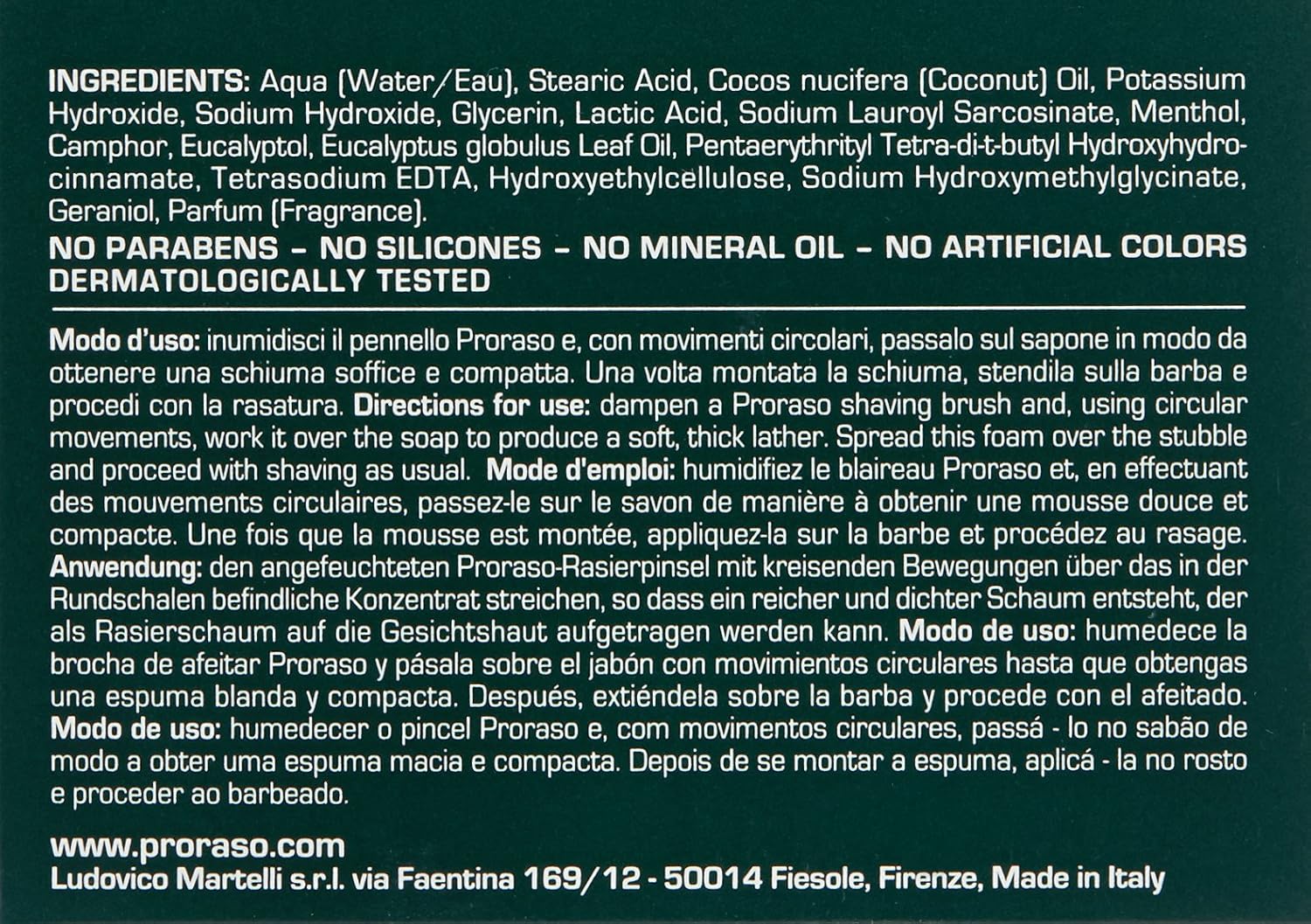 Proraso Shaving Soap