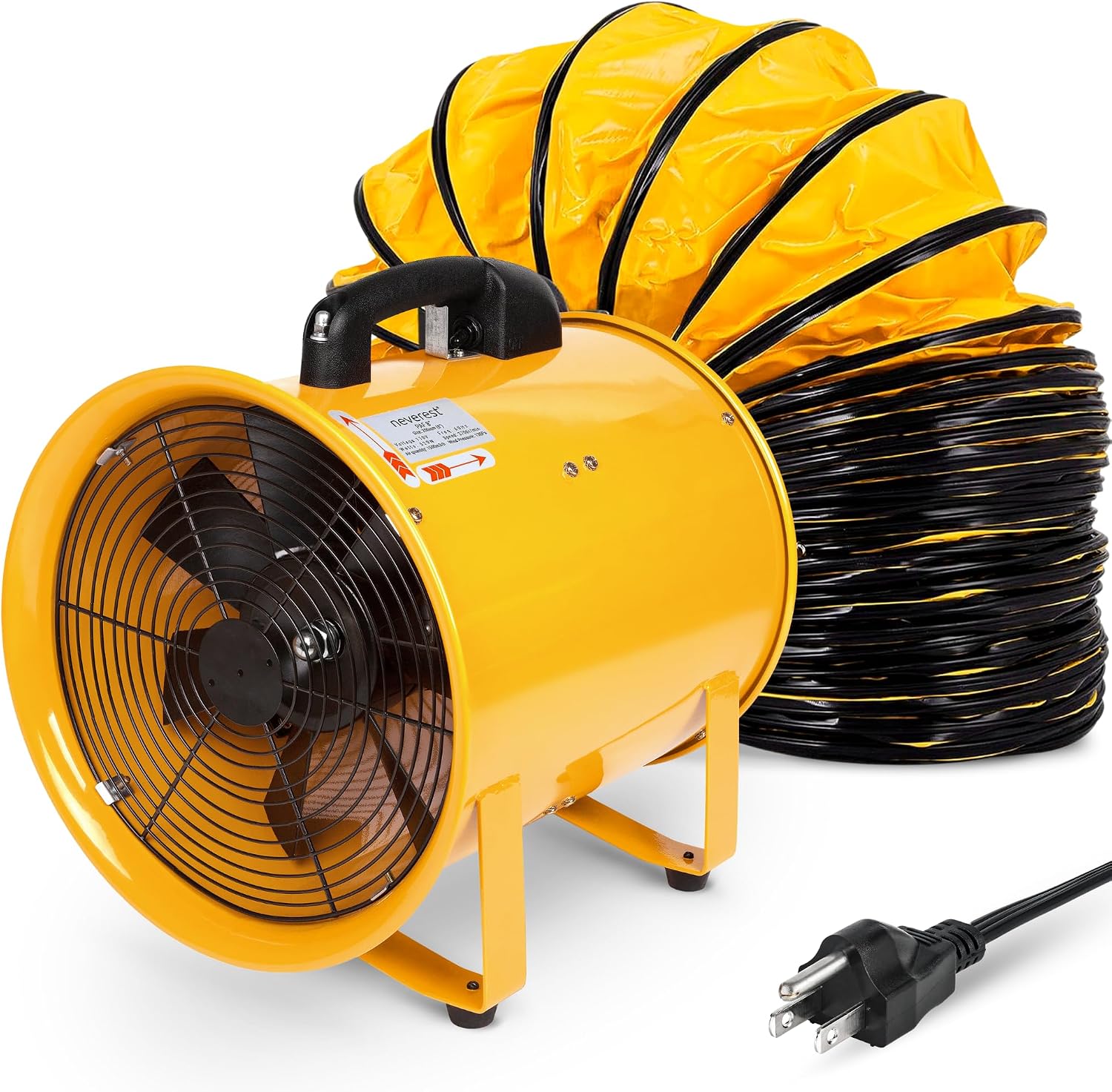neverest® 12-Inch Industrial Blower Fan, High-Powered 2400 CFM Portable