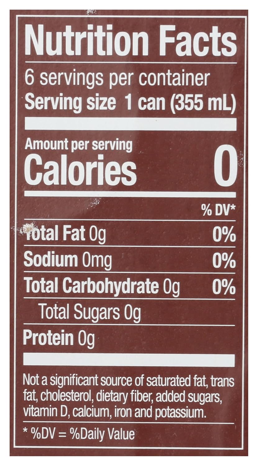 Zevia, Soda Ginger Root Beer, 6pk, 12 Fl OZ