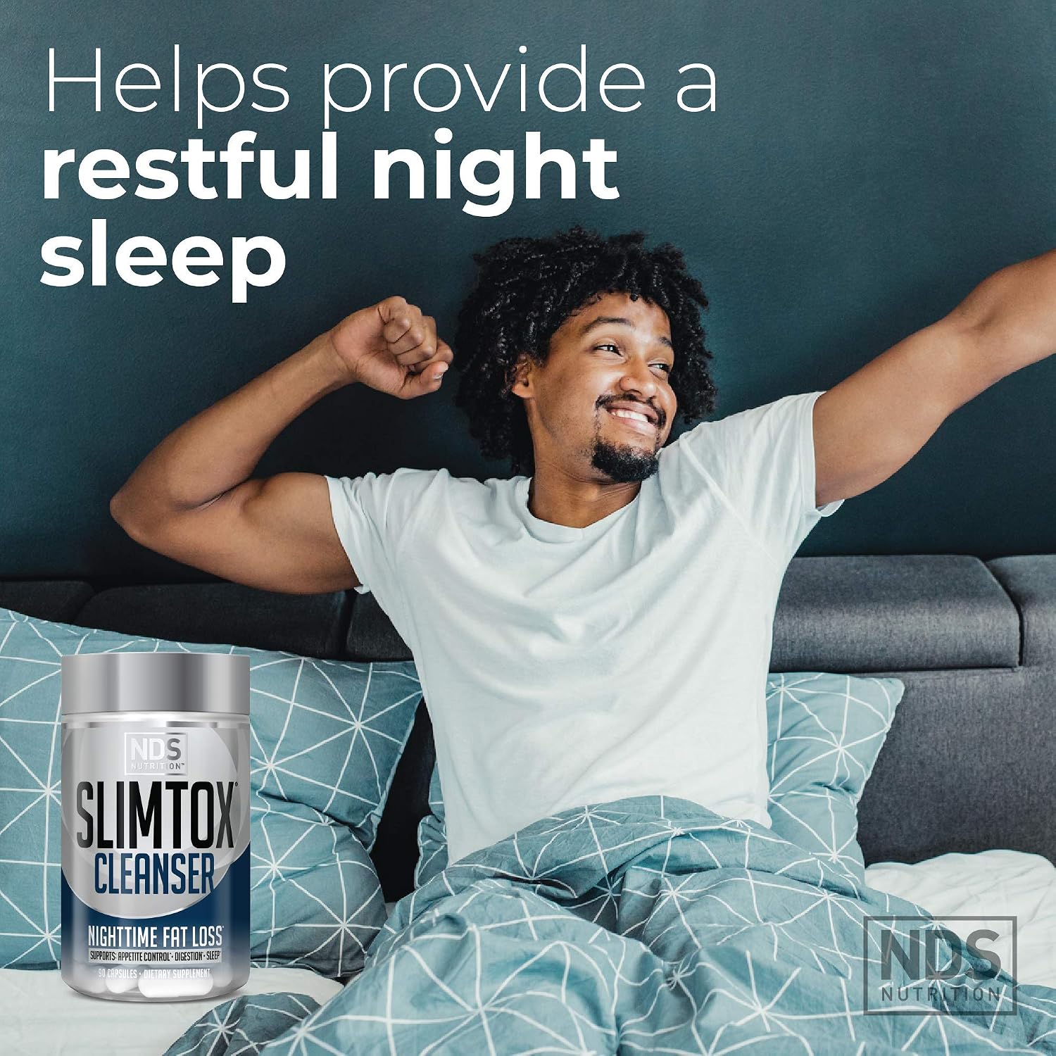 Slim-Tox NDS Nutrition Cleanser Nighttime Fat Loss Support - 90 Capsules