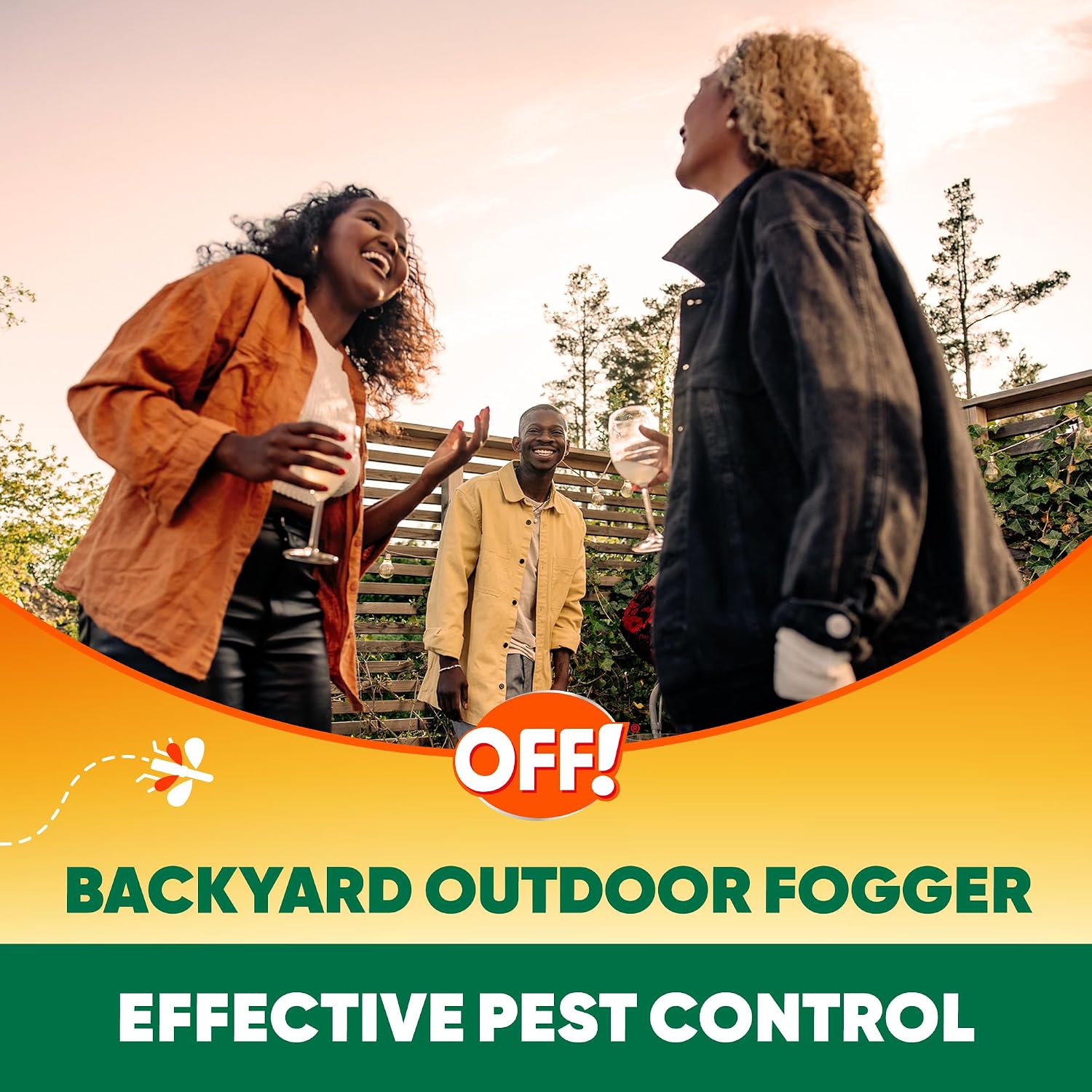 OFF! Backyard Pretreat Outdoor Mosquito Repellent Fogger, 16 oz, (2-Pack)
