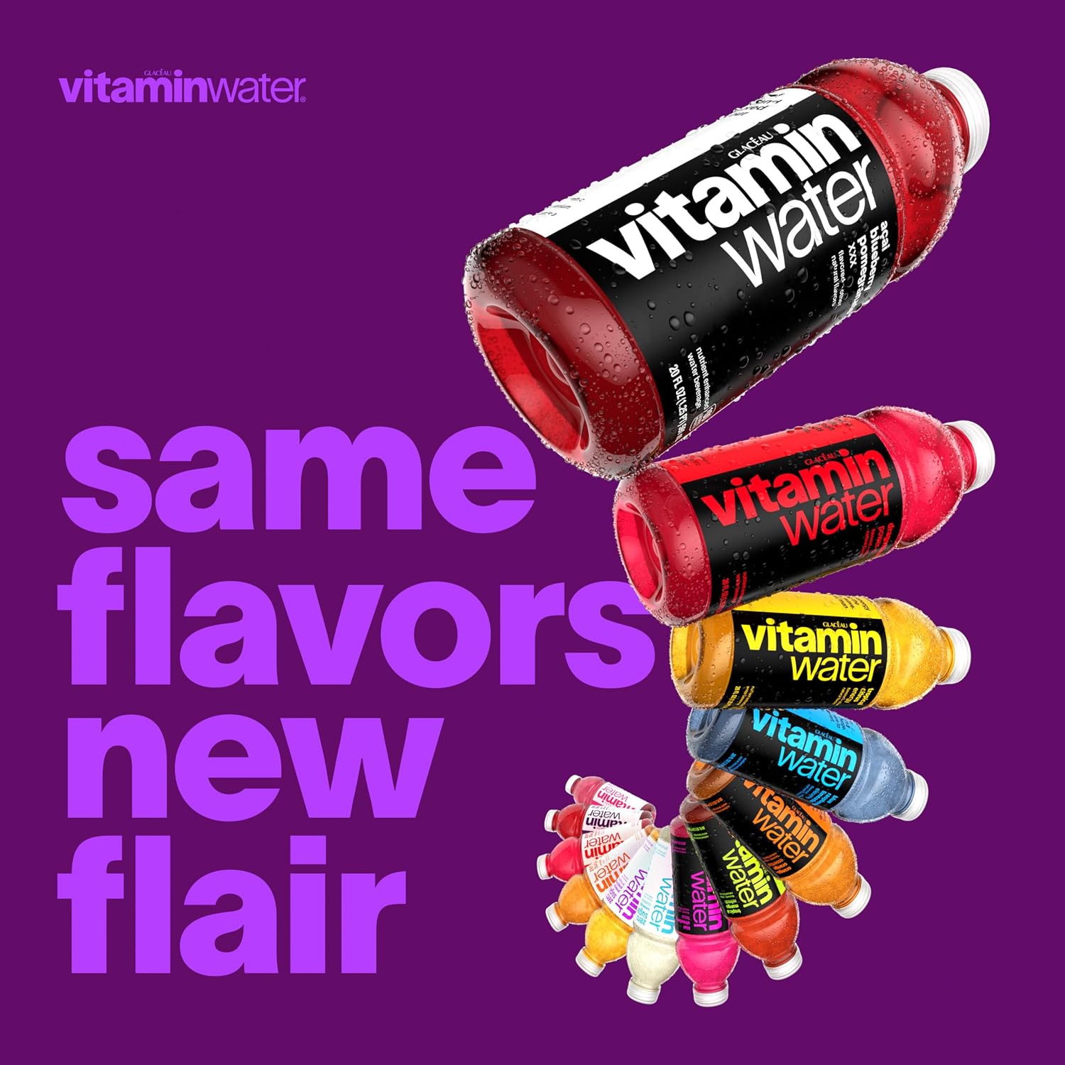 vitaminwater Power-C Dragonfruit Water Beverage, 16.9 fl oz, 6 pack | Bottled, nutrient-enhanced flavored water drink with 90 calories per bottle, antioxidants, and vitamins