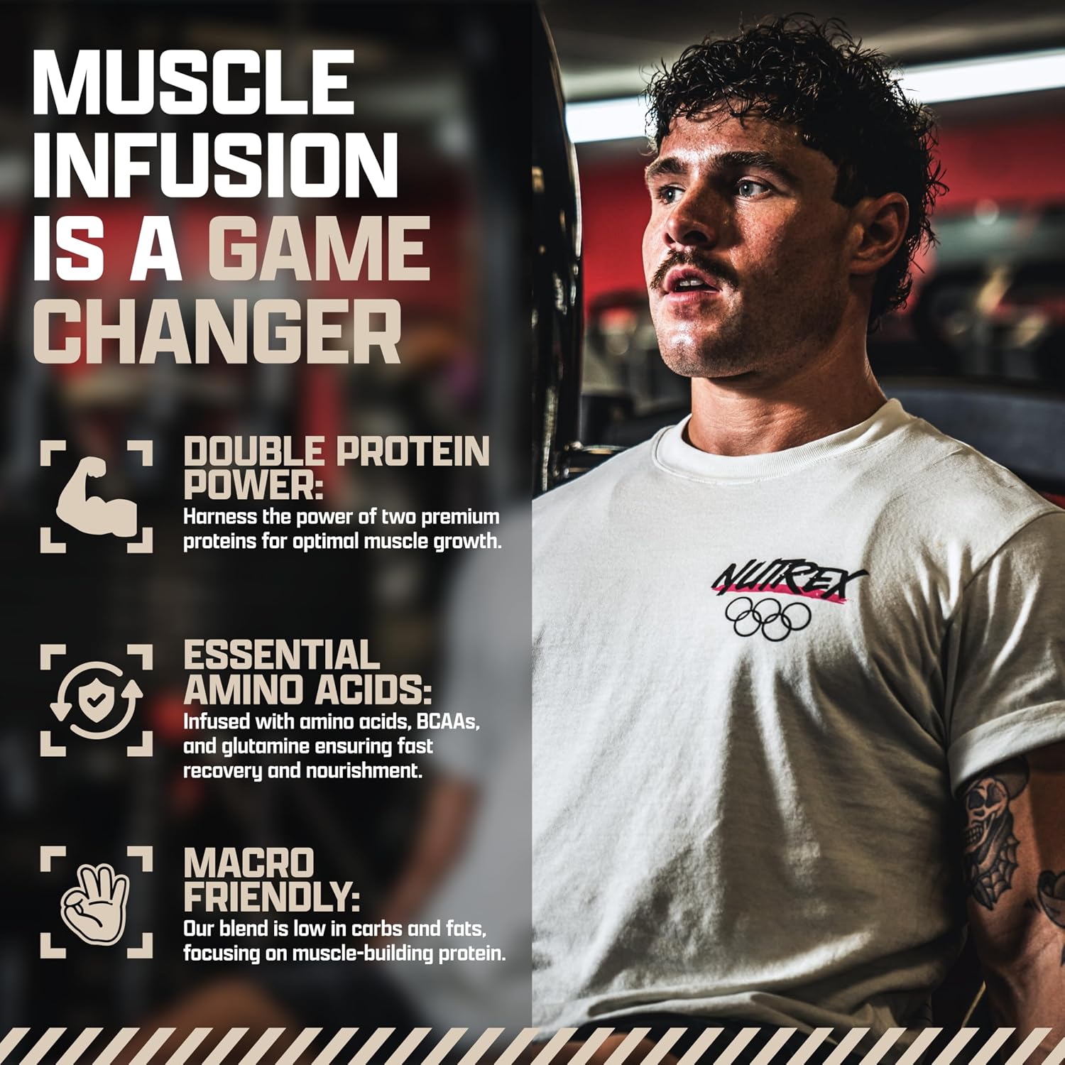 Nutrex Research Vanilla Whey Protein Powder for Men and Women Muscle Recovery Support