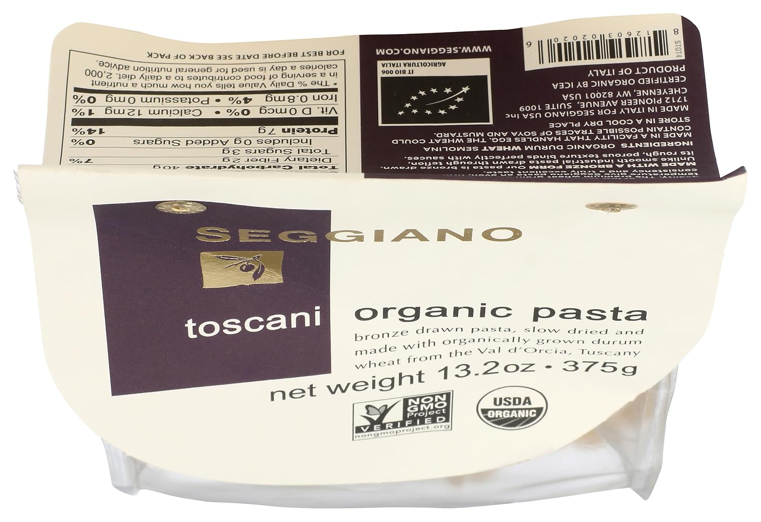 Seggiano Organic Toscani Pasta, 13.2 OZ