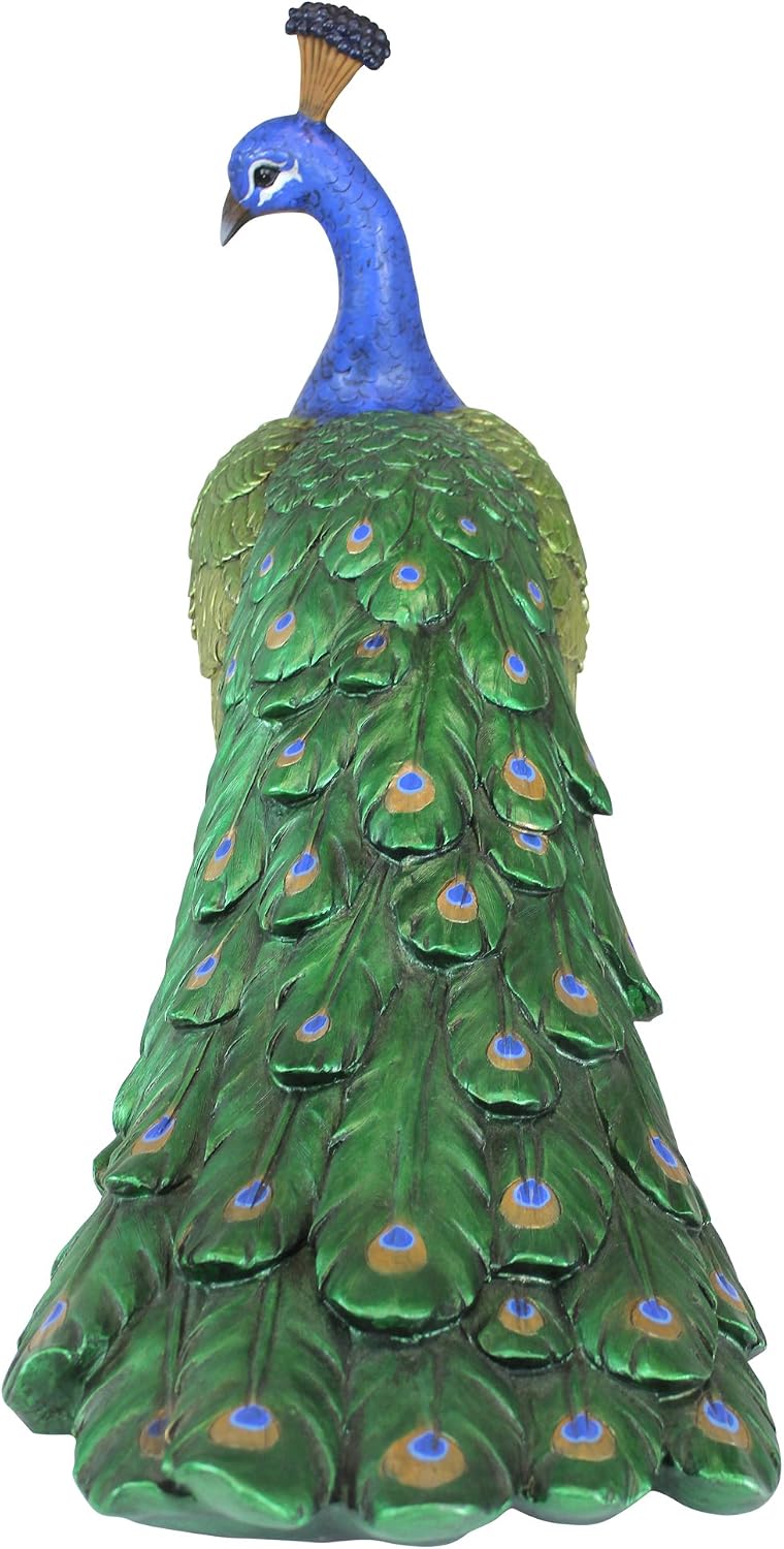 Design Toscano The Regal Peacock Garden Sculpture