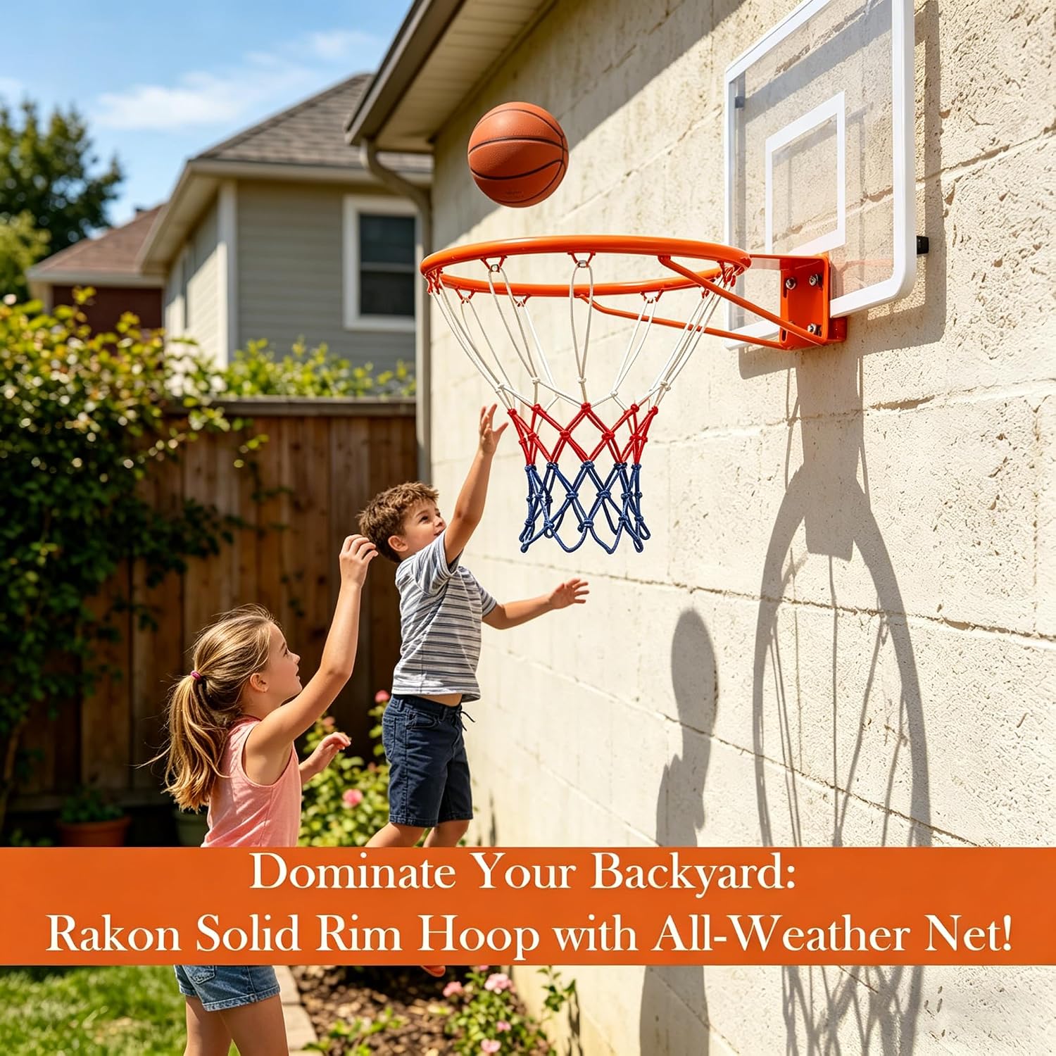 Rakon 18" Solid Replacement Basketball Rim
