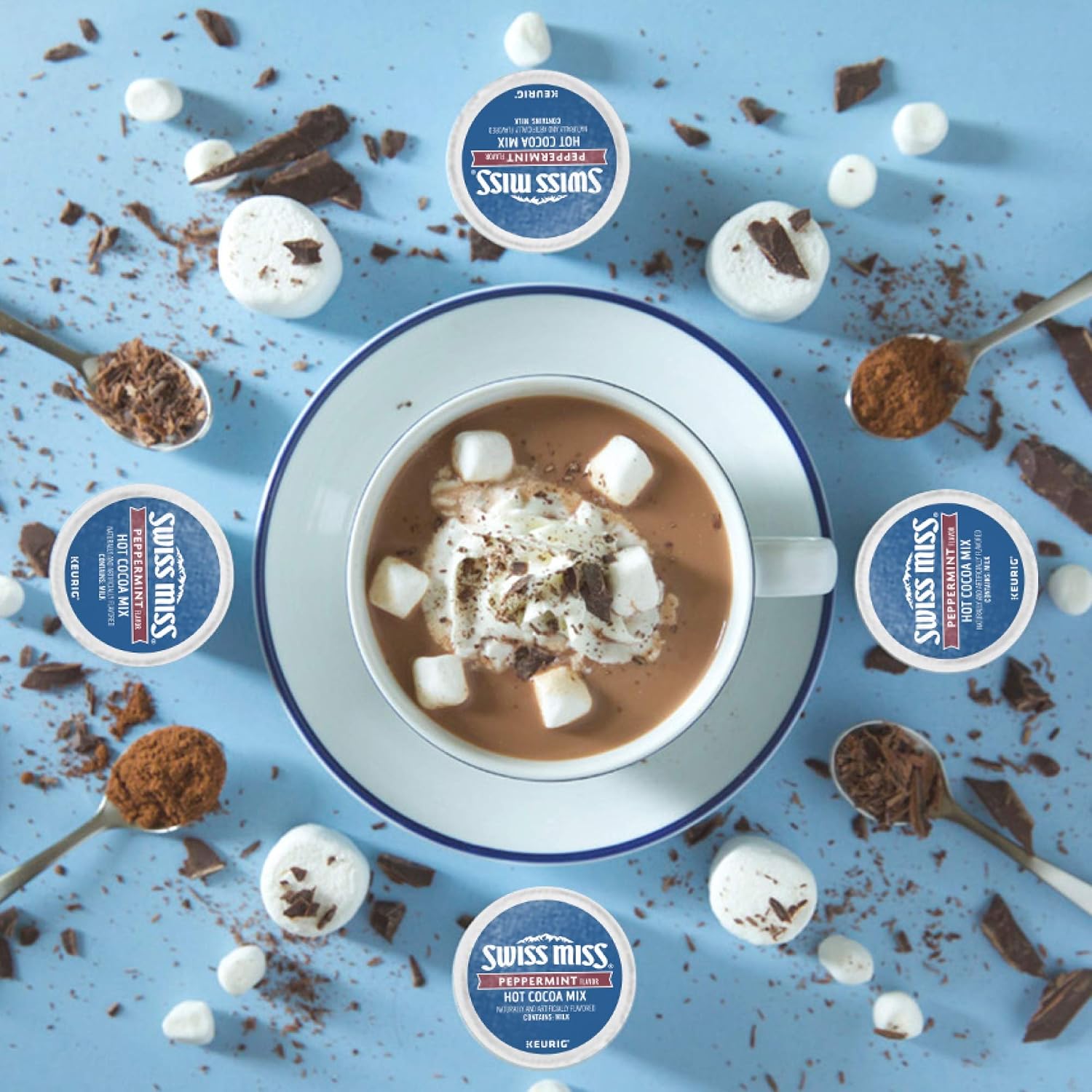 Swiss Miss Peppermint Chocolate Hot Cocoa 16 Count