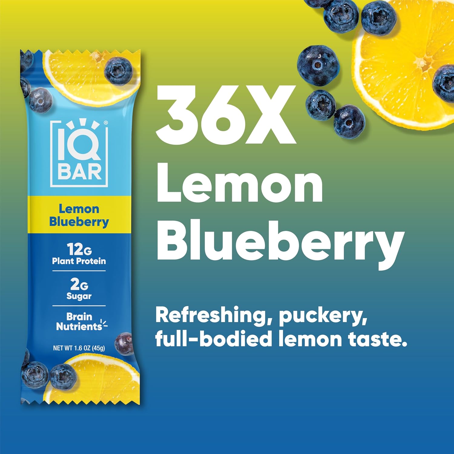 IQBAR Clean Protein Bars, Low Sugar Keto, Banana Nut 12-Count