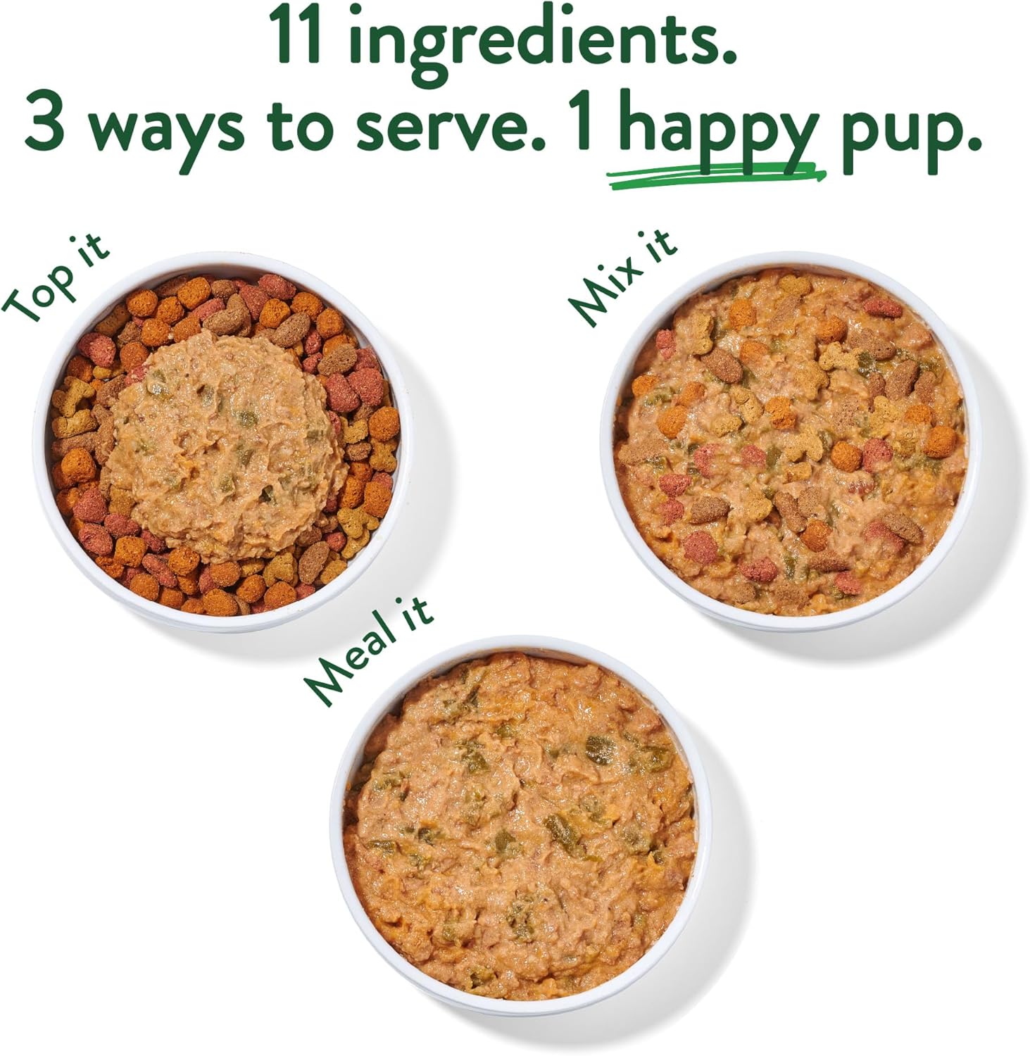 Portland Pet Food Company Fresh, Human Grade Dog Food Topper & Meal 5 Pack