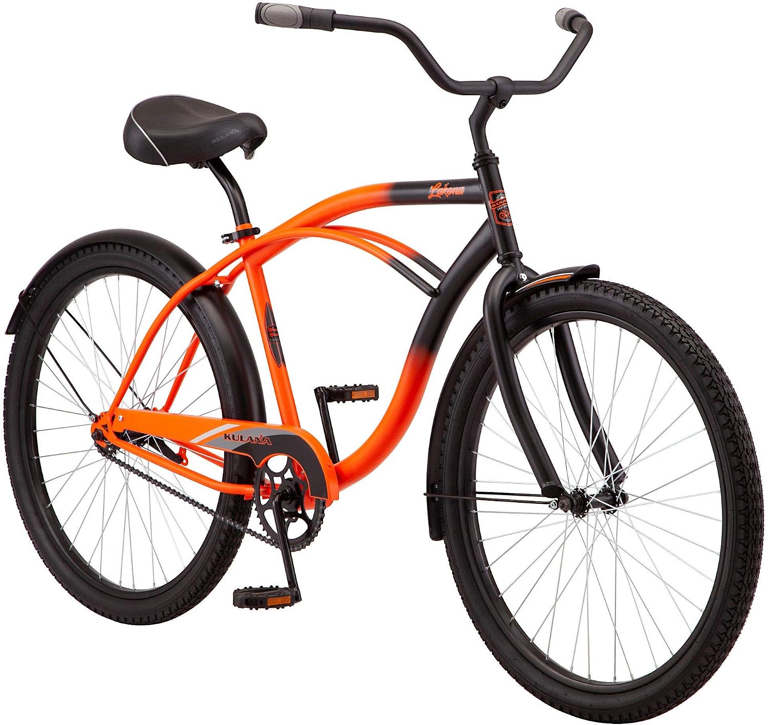 Kulana Lakona Shore, Tide or Wave Cruiser Bike, 20, 24 or 26 Inch Bike for Adults and Youth, 7 or Single Speed Beach Cruiser Bicycle