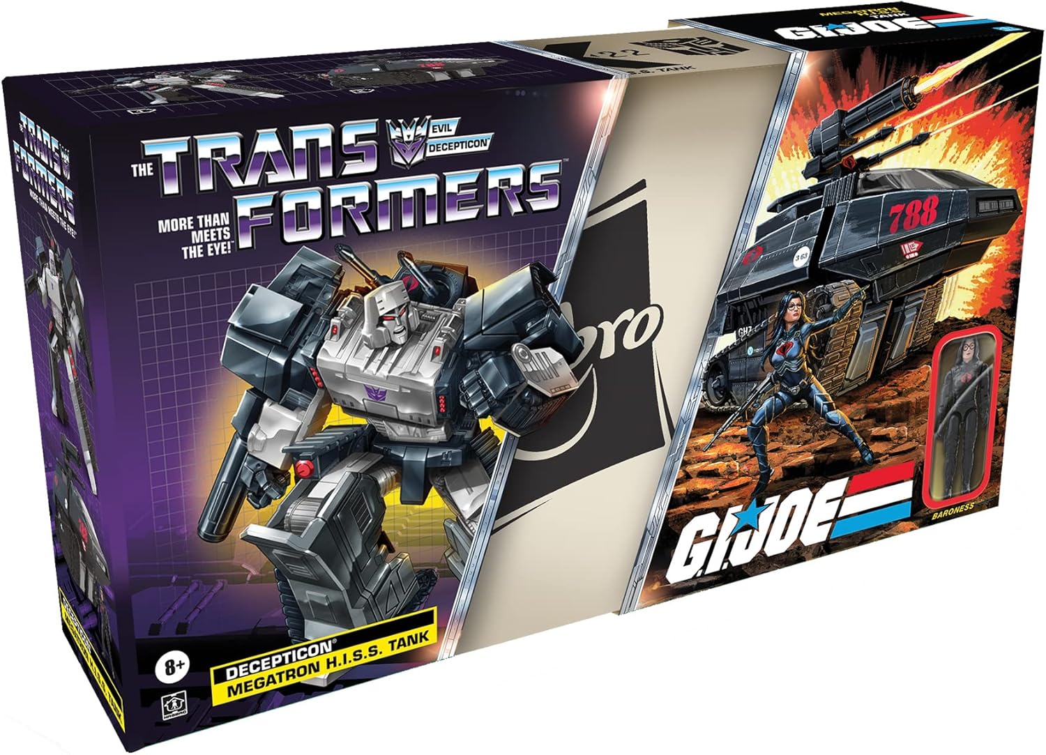 Transformers Generations Collaborative: G.I. Joe Mash-Up, Megatron H.I.S.S. Tank with Cobra Baroness Figure