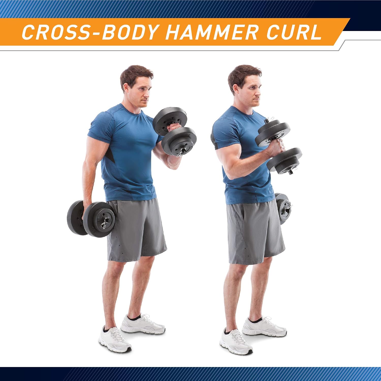 Marcy 40 lbs Adjustable Dumbbell Set with Collars for Home Gym Bodybuilding, Weight Training, Strength Training