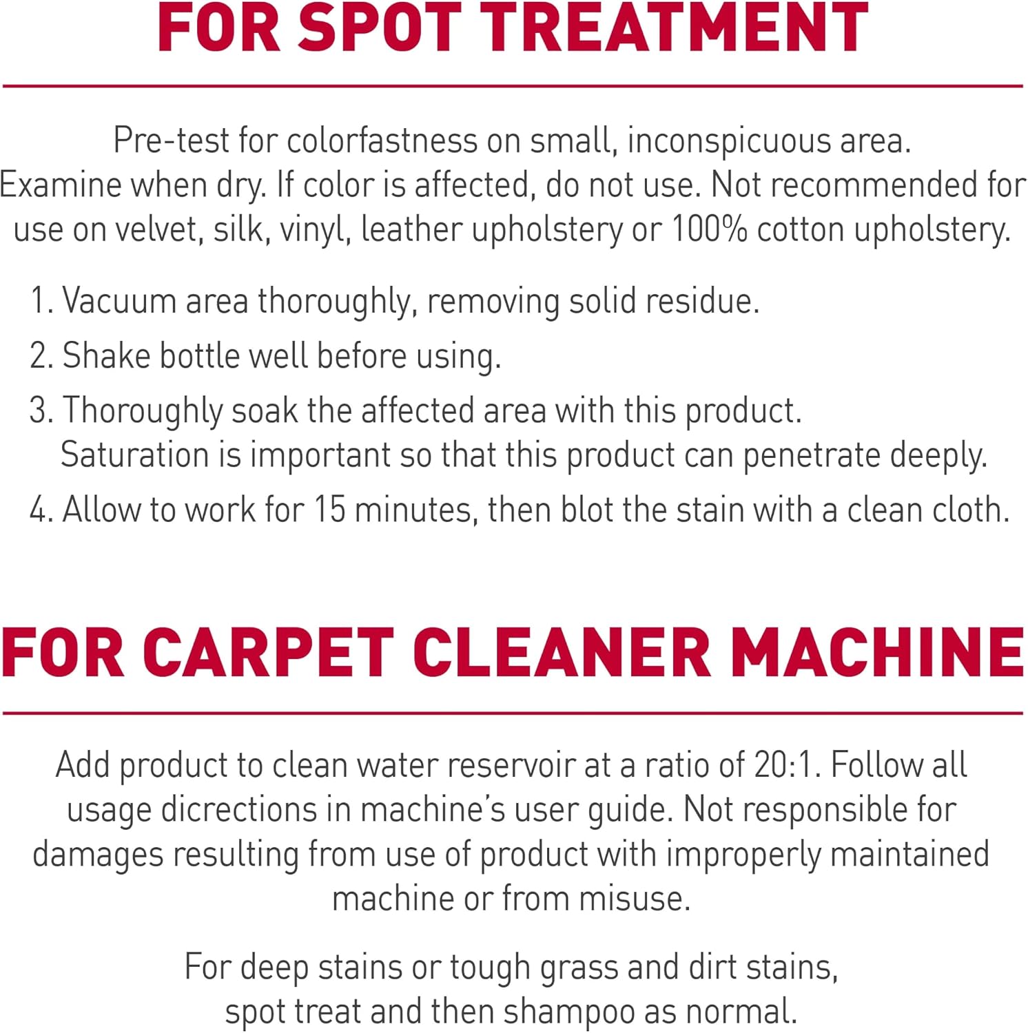 Nature's Miracle Carpet Shampoo Pet Stain & Odor Remover, 64 oz | Bio-Enzymatic Formula Removes & Deodorizes Deep-Set Pet Stains, For Water-Based Carpet Cleaners, Use on Carpet & Upholstery