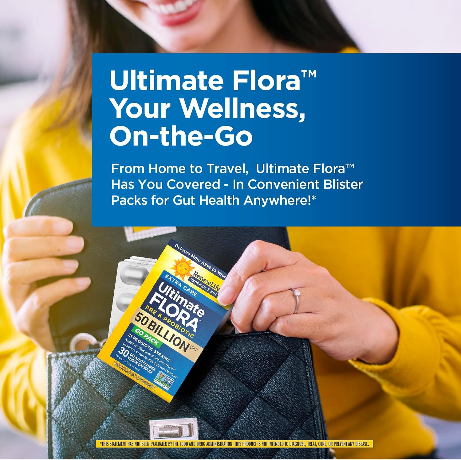 Renew Life Ultimate Flora Probiotic 80 Billion CFU | 31 Strains