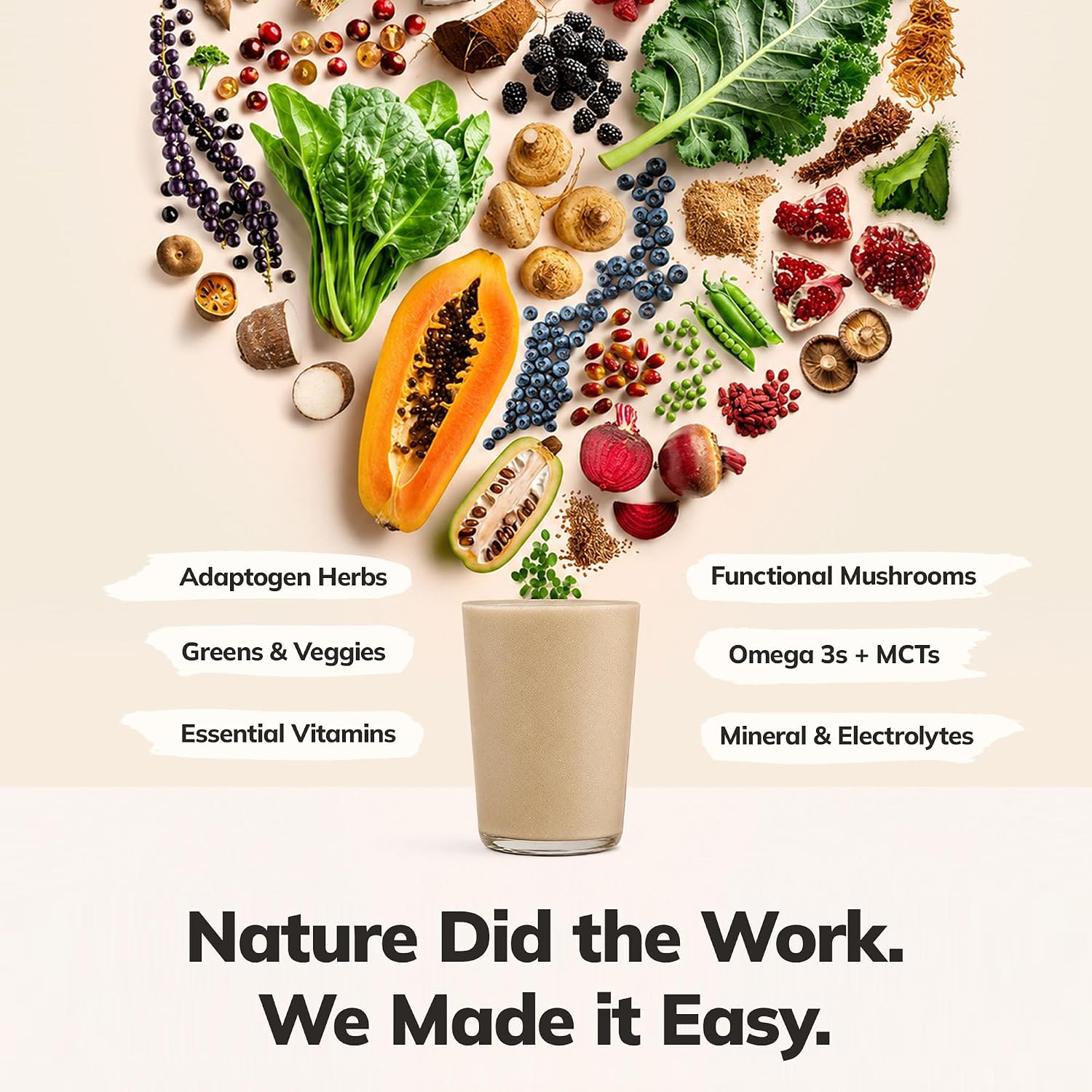 Ka’Chava Whole Body Meal Shake Chocolate 2 lb – Vegan Protein Powder with 85+ Superfoods & Greens – Plant-Based Meal Replacement with Probiotics & Digestive Enzymes – Gluten & Dairy Free (15 Servings)
