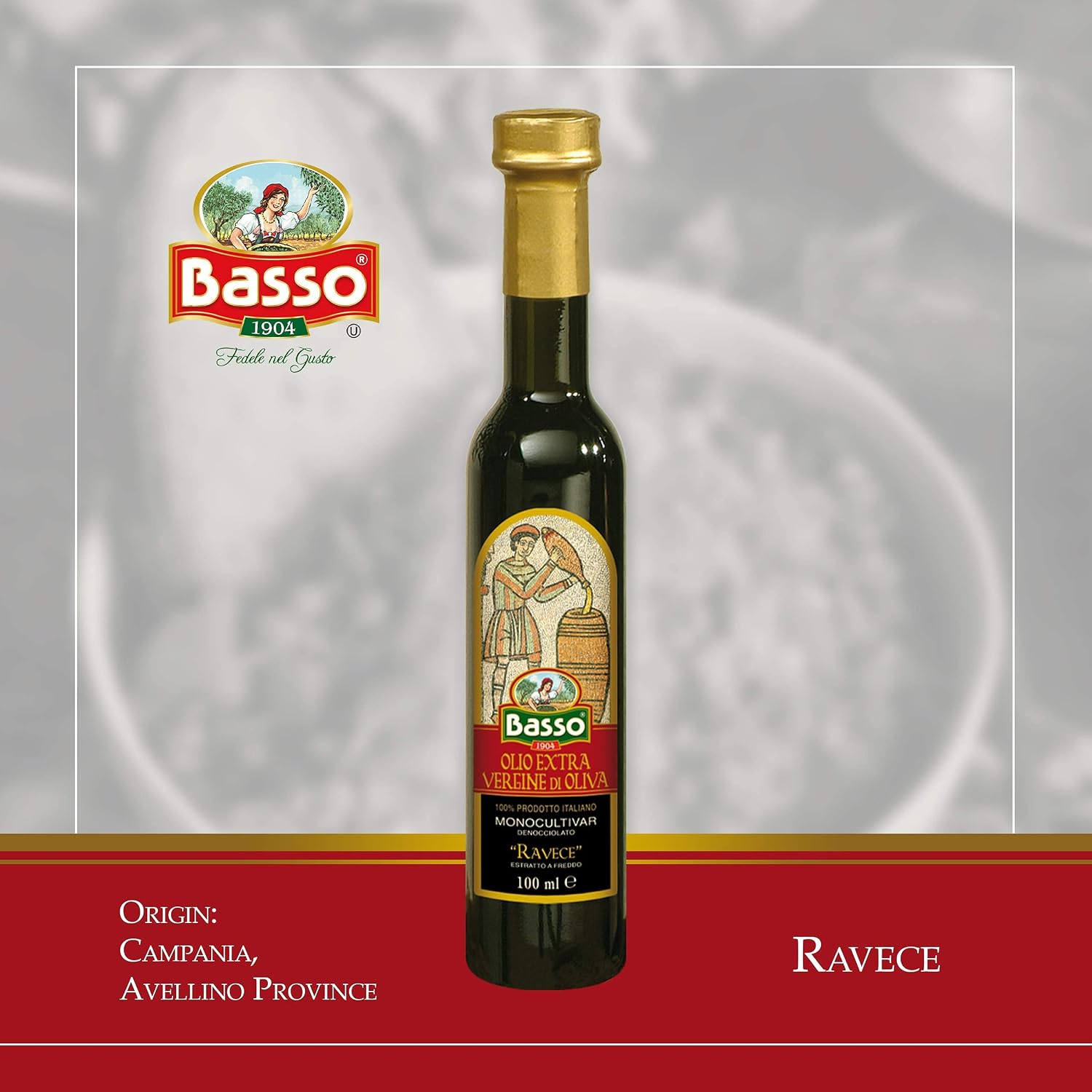 BASSO 1904 Infused Extra Virgin Olive Oil Gift Box Set, 8.5 Fl Oz (250 ml)