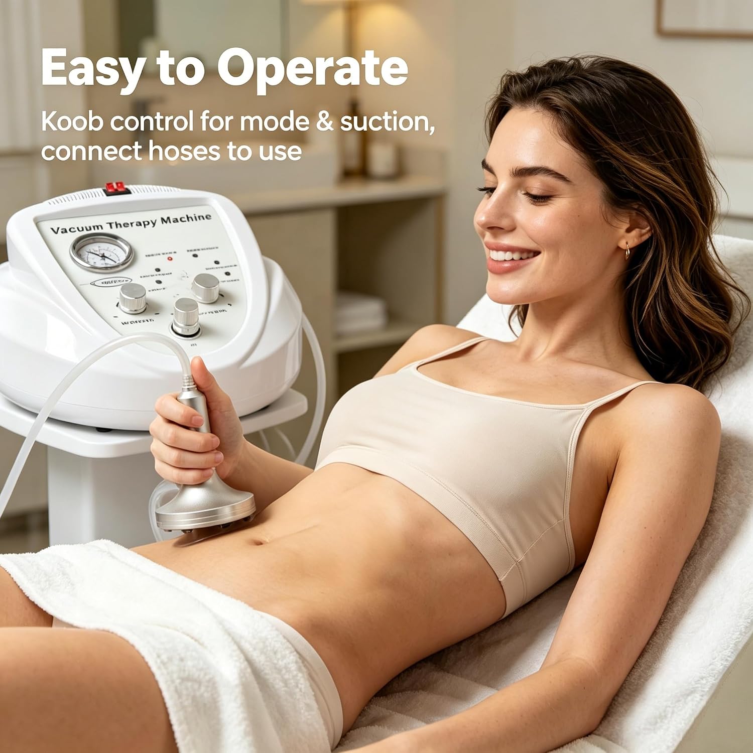 Vacuum Therapy Machine 24 Cups Butt Lift Breast Enlargement Cupping Massage