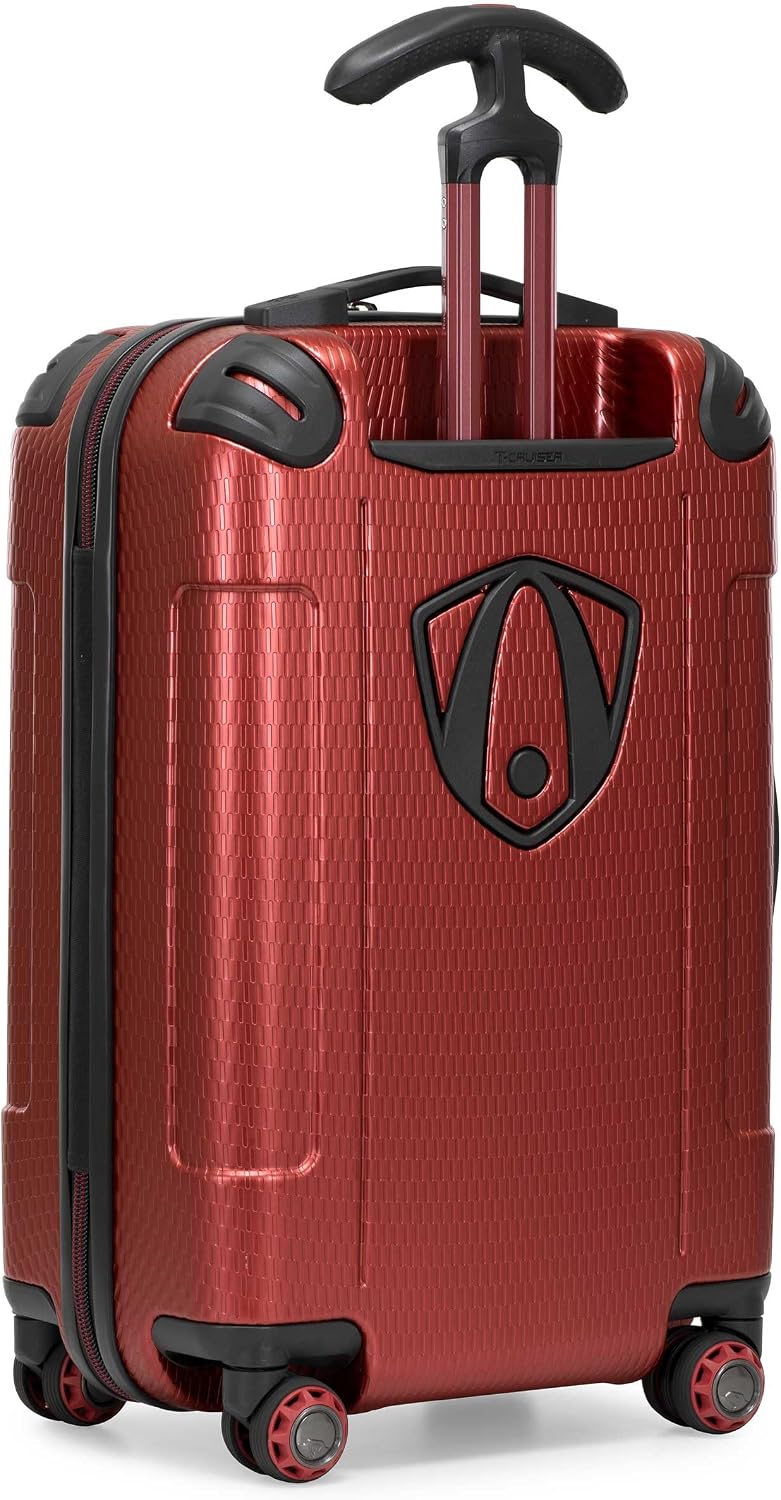 Traveler's Choice Maxporter II Polycarbonate Hardside Trunk with Spinner Wheels, Navy, 31-Inch Large Trunk