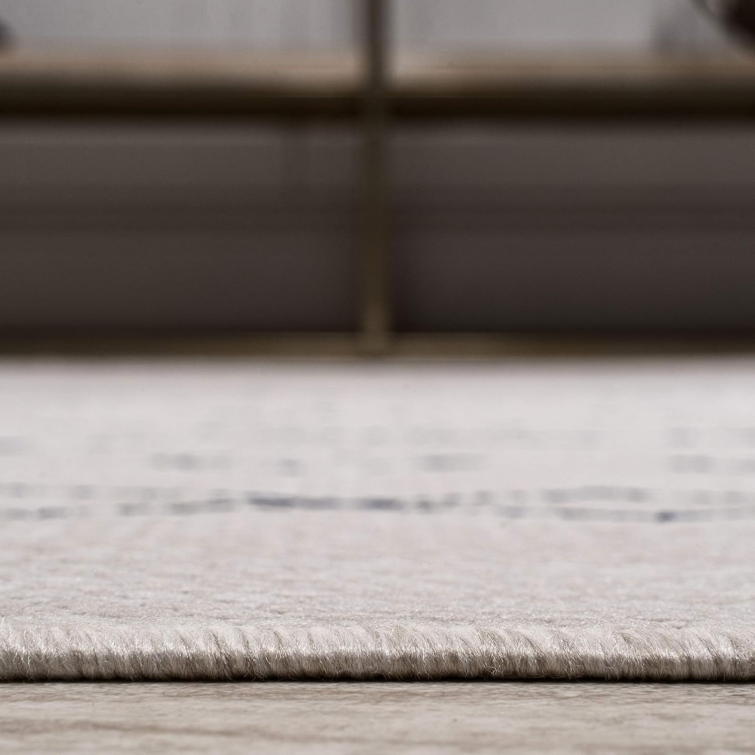 JONATHAN Y Boho Moroccan Indoor Outdoor Area Rug 3X5 Ivory/Navy, Casual for Backyard, Patio, Porch, Easy-Cleaning, High Traffic, Pet-Friendly